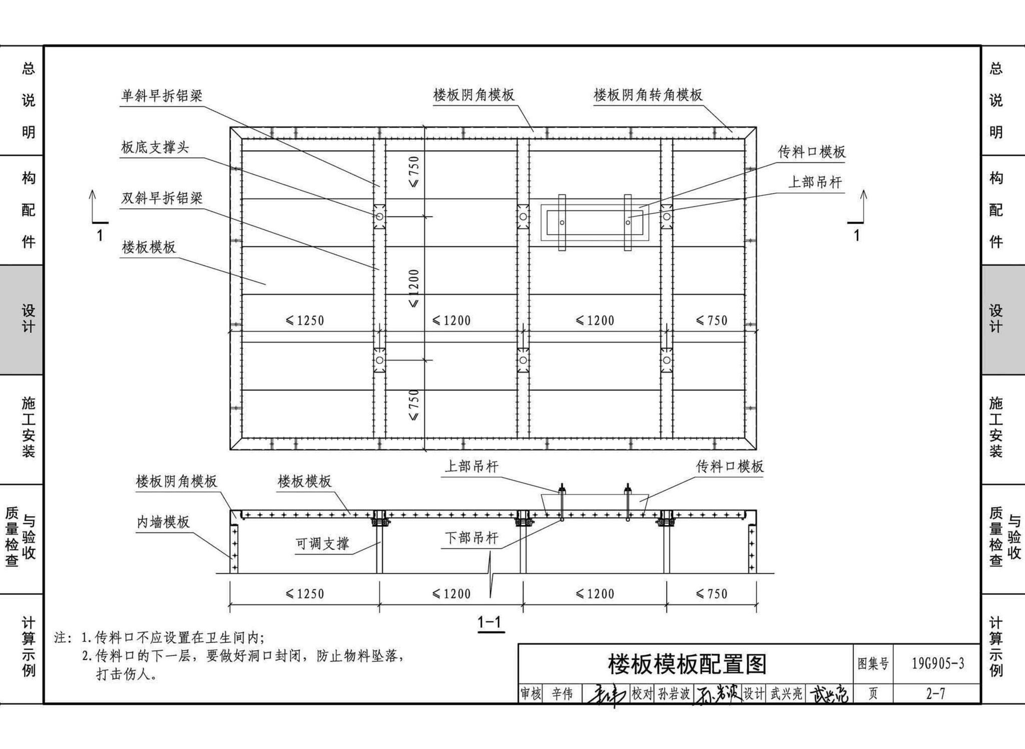 19G905-3--房屋建筑工程施工工艺图解一一组拼式铝合金模板系列施工工艺图解