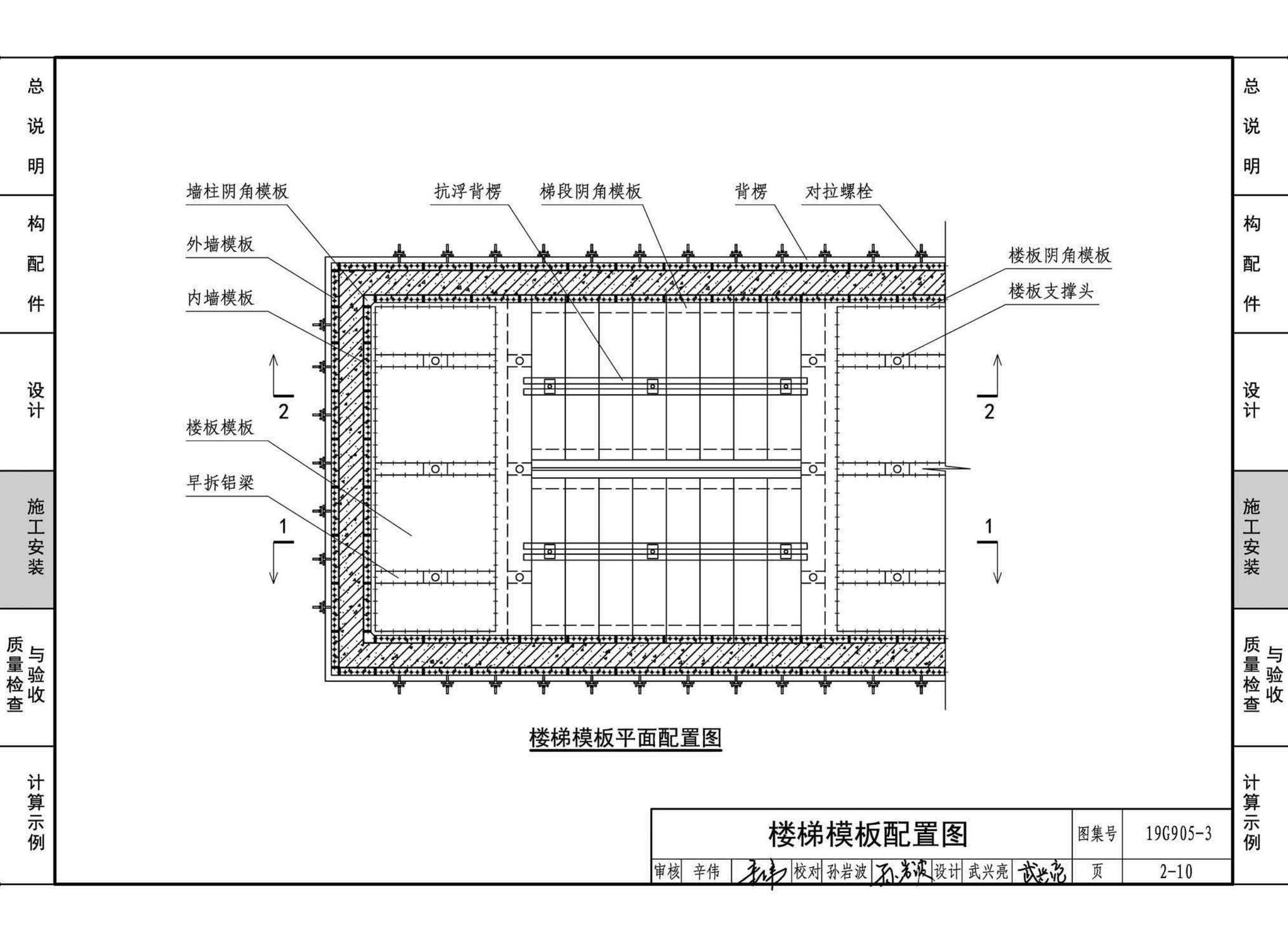 19G905-3--房屋建筑工程施工工艺图解一一组拼式铝合金模板系列施工工艺图解