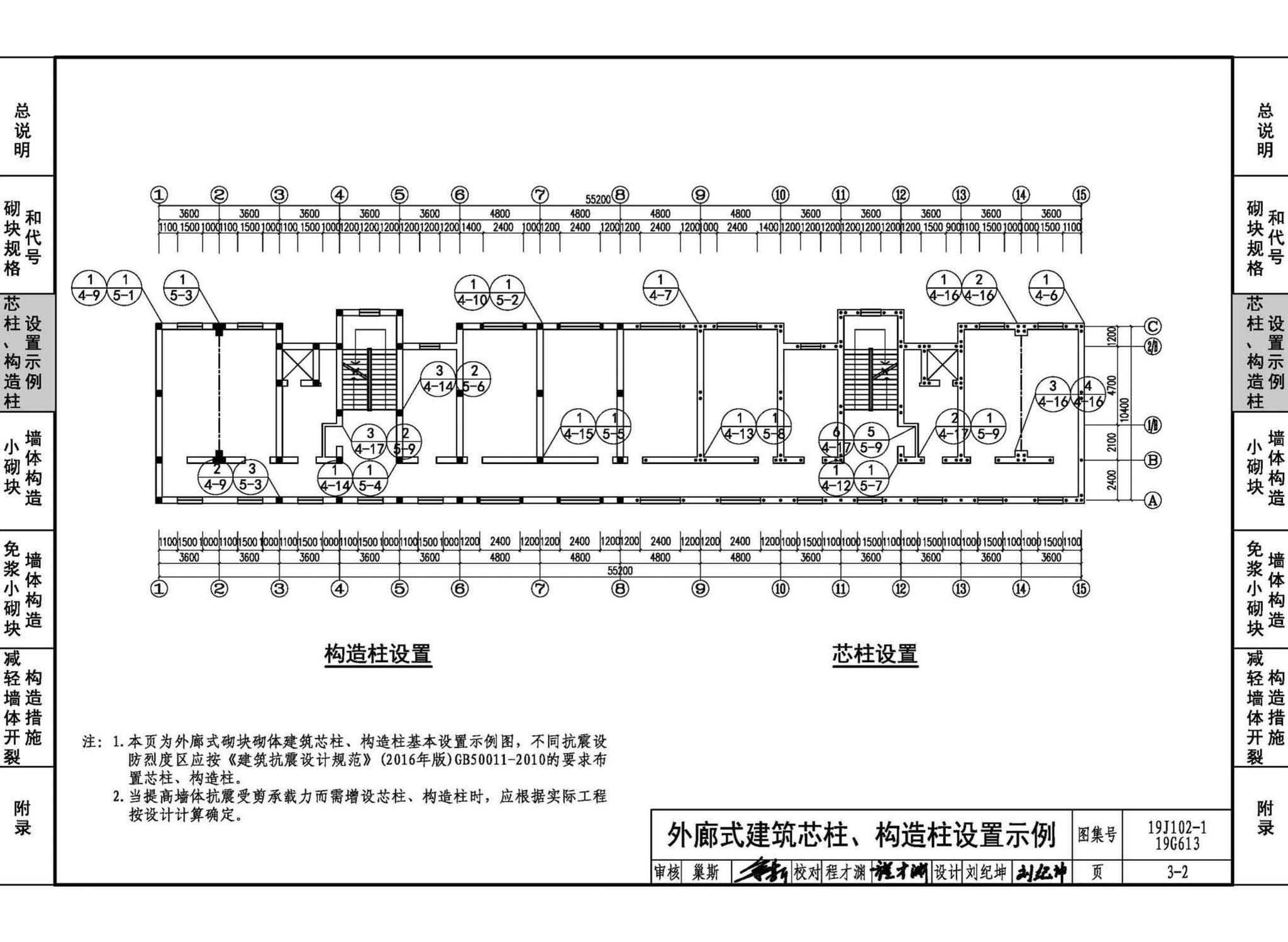 19J102-1 19G613--混凝土小型空心砌块墙体建筑与结构构造