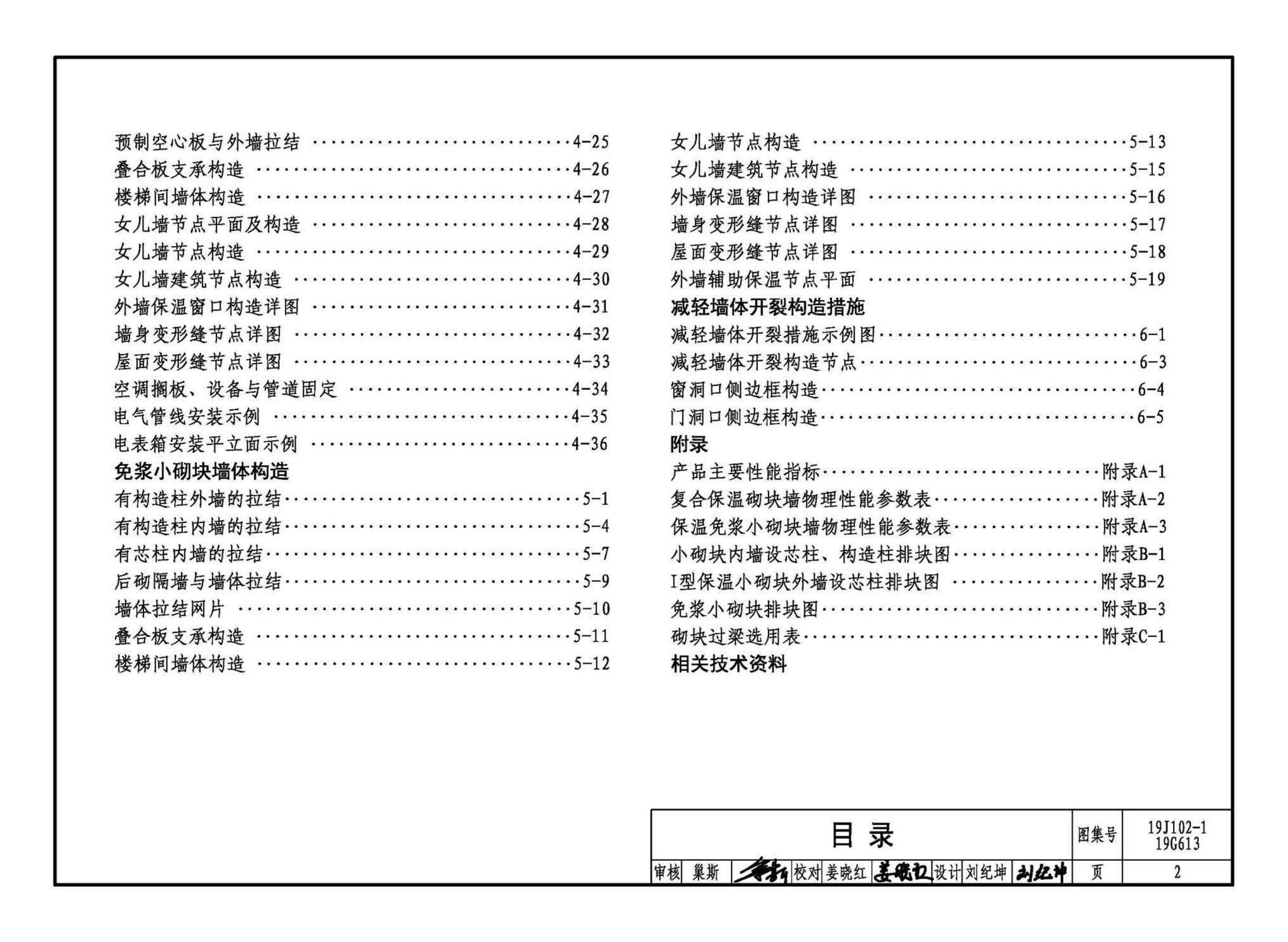 19J102-1 19G613--混凝土小型空心砌块墙体建筑与结构构造