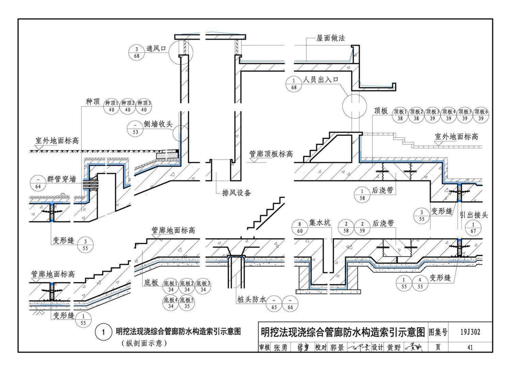 19J302--城市综合管廊工程防水构造