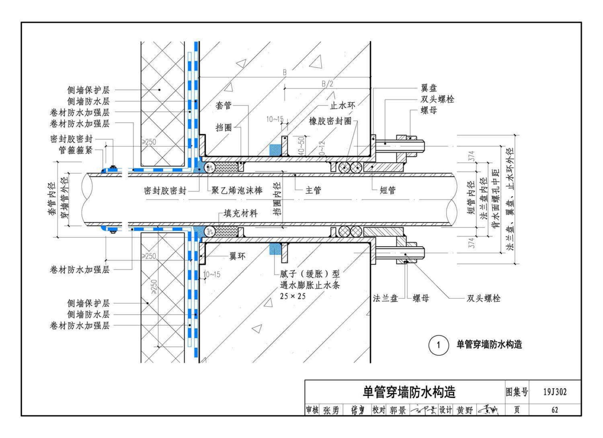 19J302--城市综合管廊工程防水构造