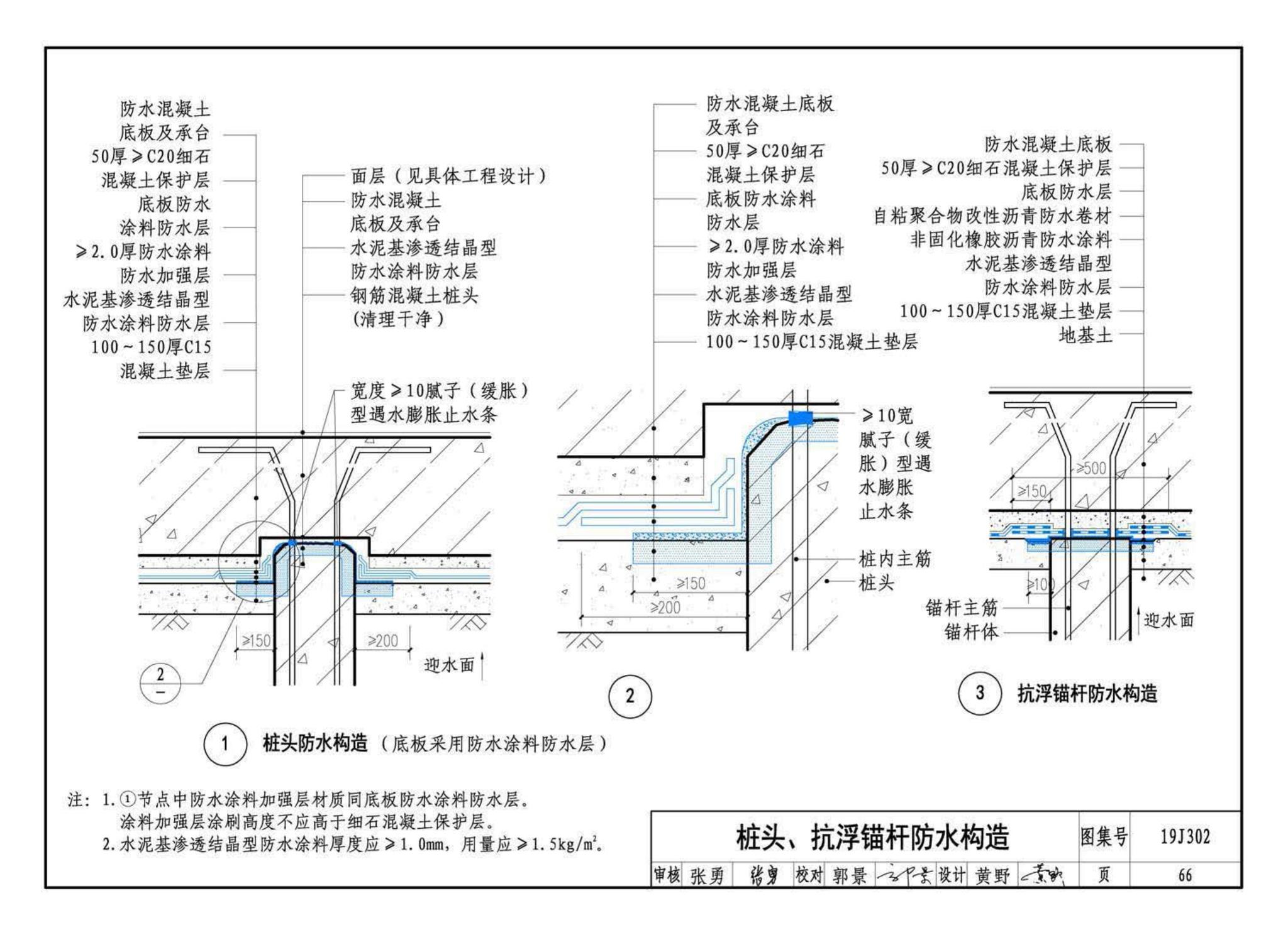 19J302--城市综合管廊工程防水构造