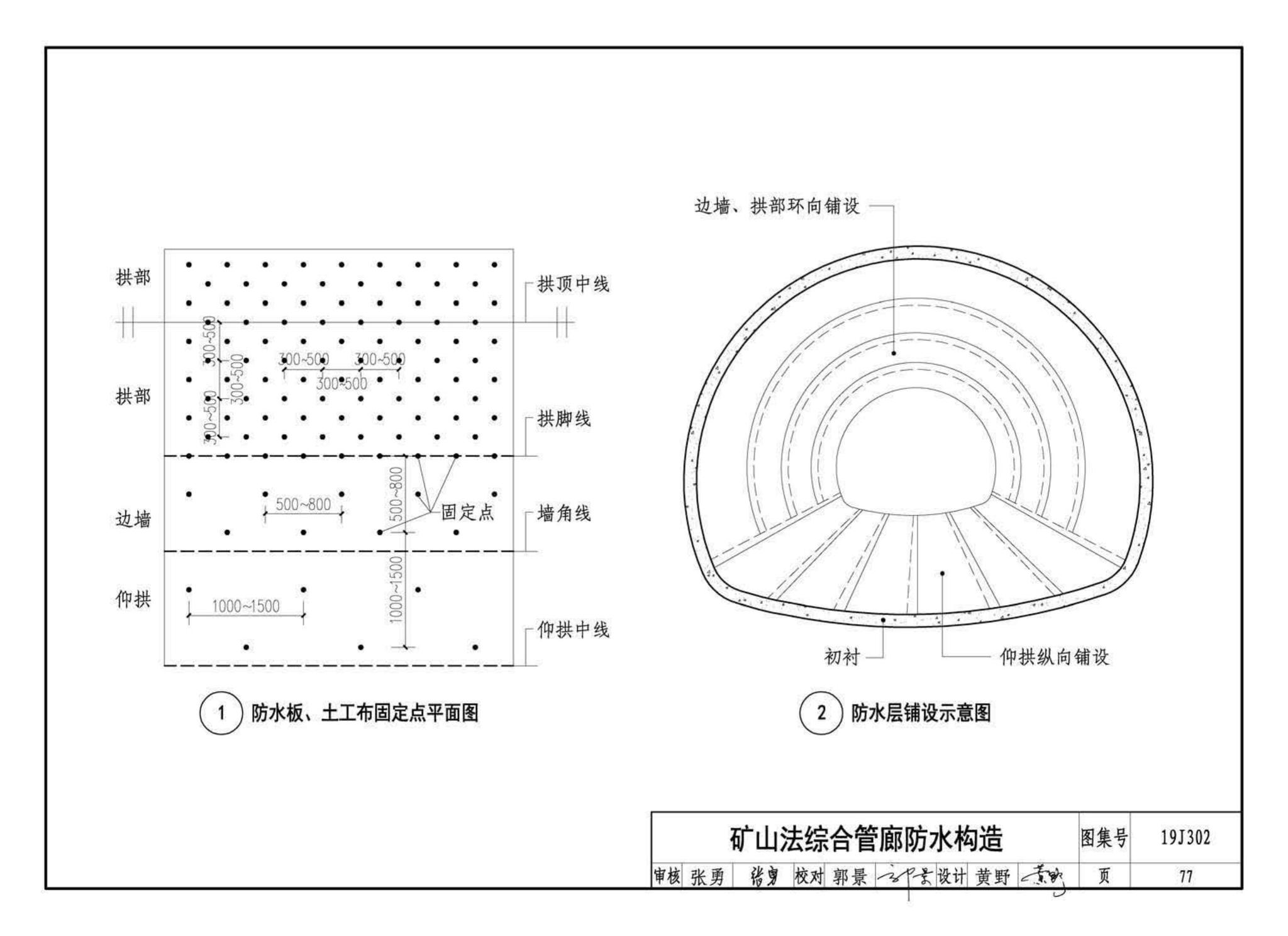 19J302--城市综合管廊工程防水构造