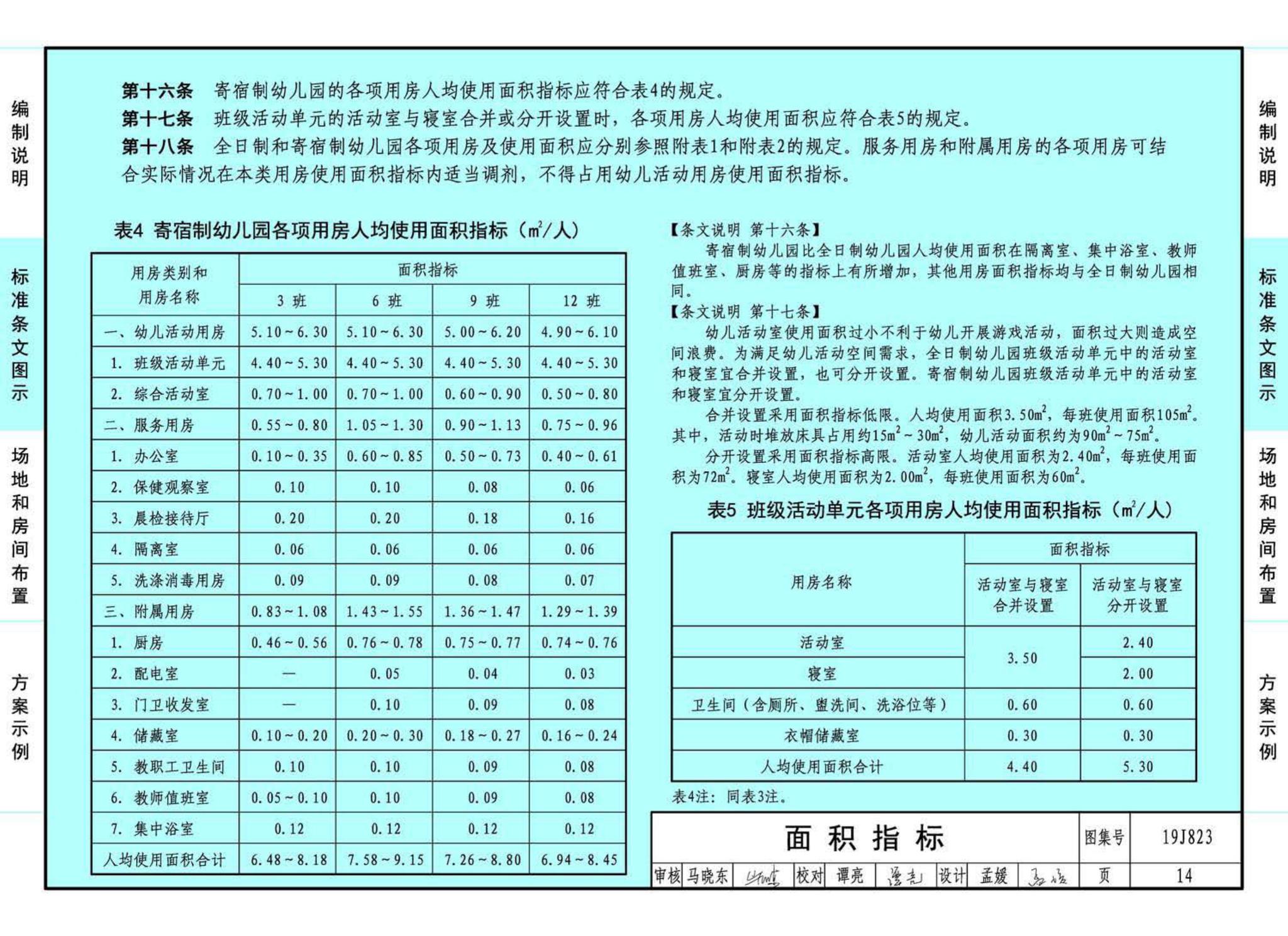 19J823--幼儿园标准设计样图