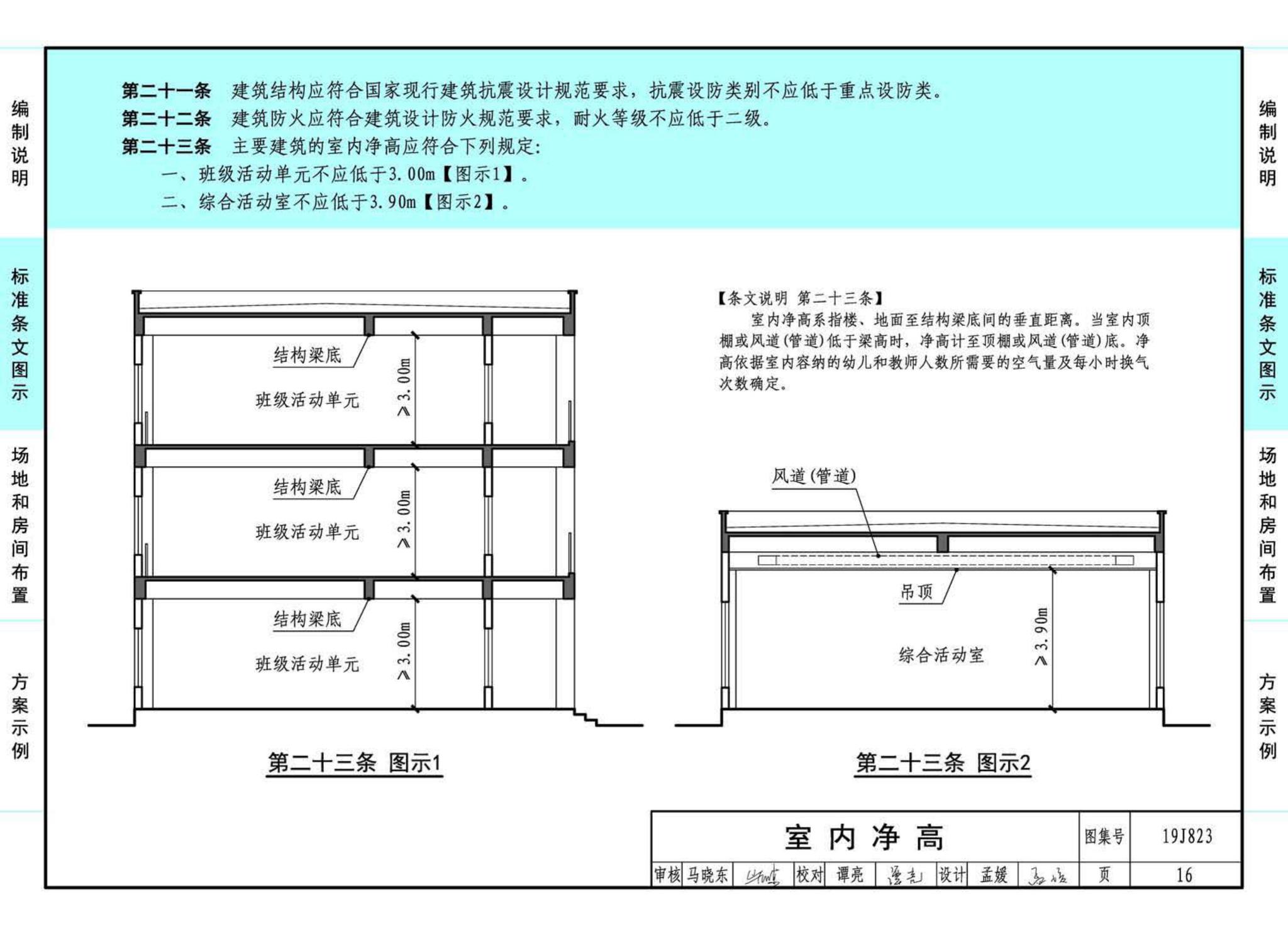 19J823--幼儿园标准设计样图