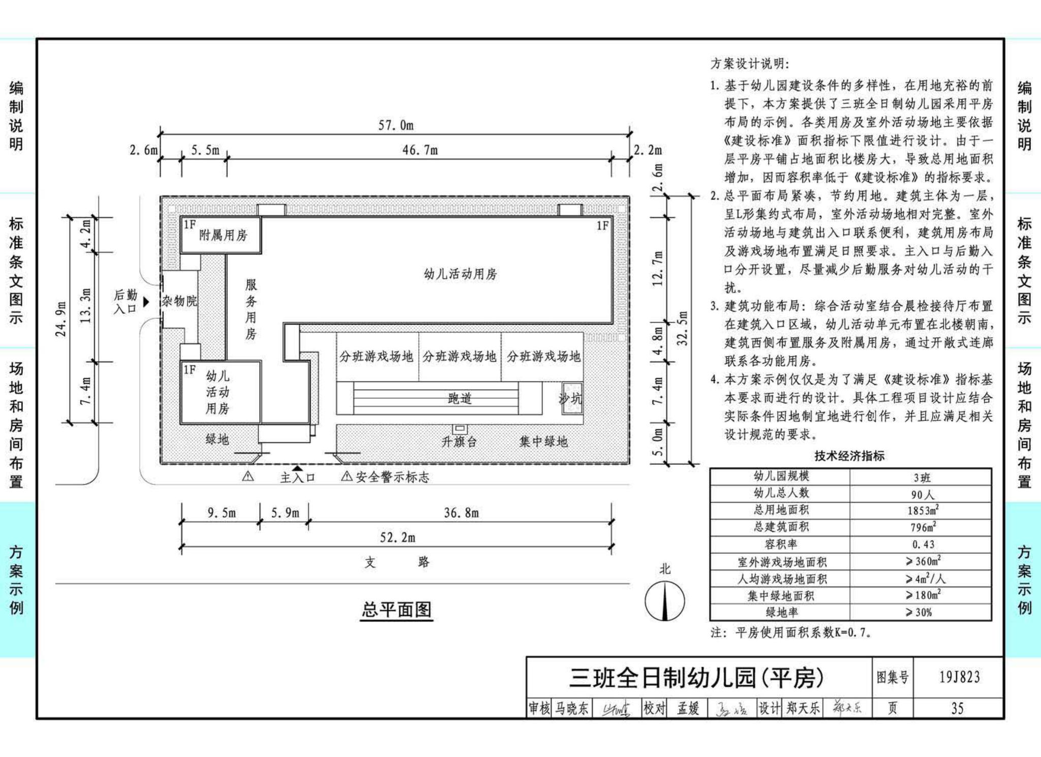 19J823--幼儿园标准设计样图