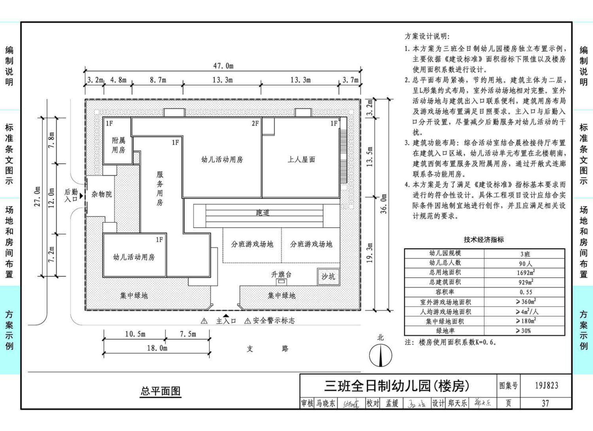 19J823--幼儿园标准设计样图