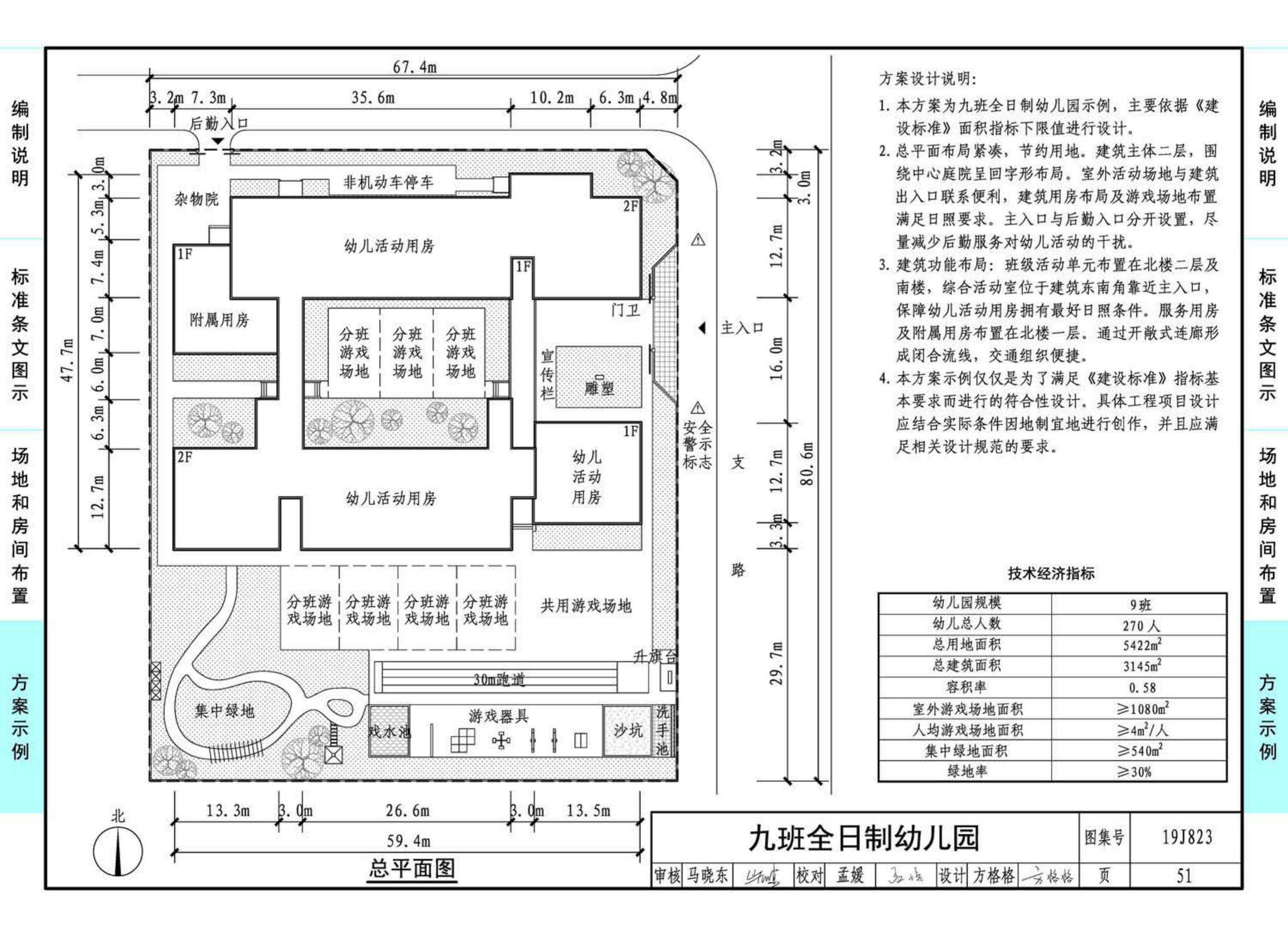 19J823--幼儿园标准设计样图