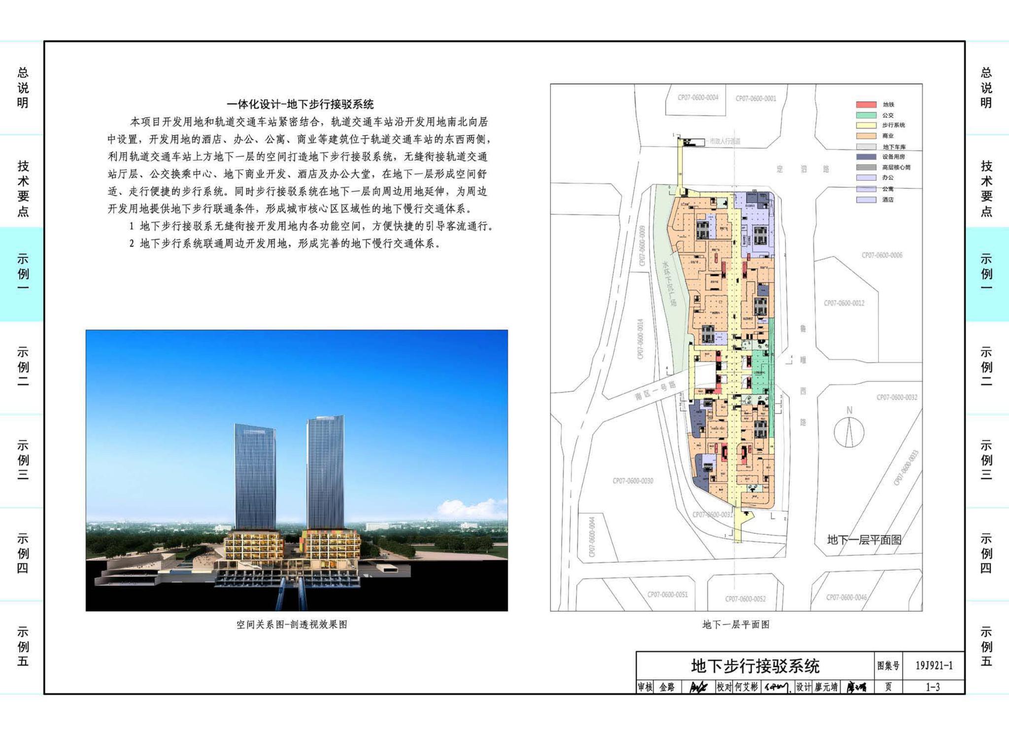 19J921-1--城市地下商业空间设计示例