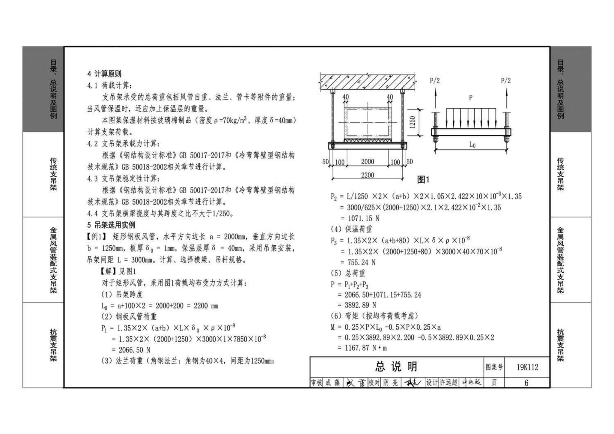 19K112--金属、非金属风管支吊架（含抗震支吊架）