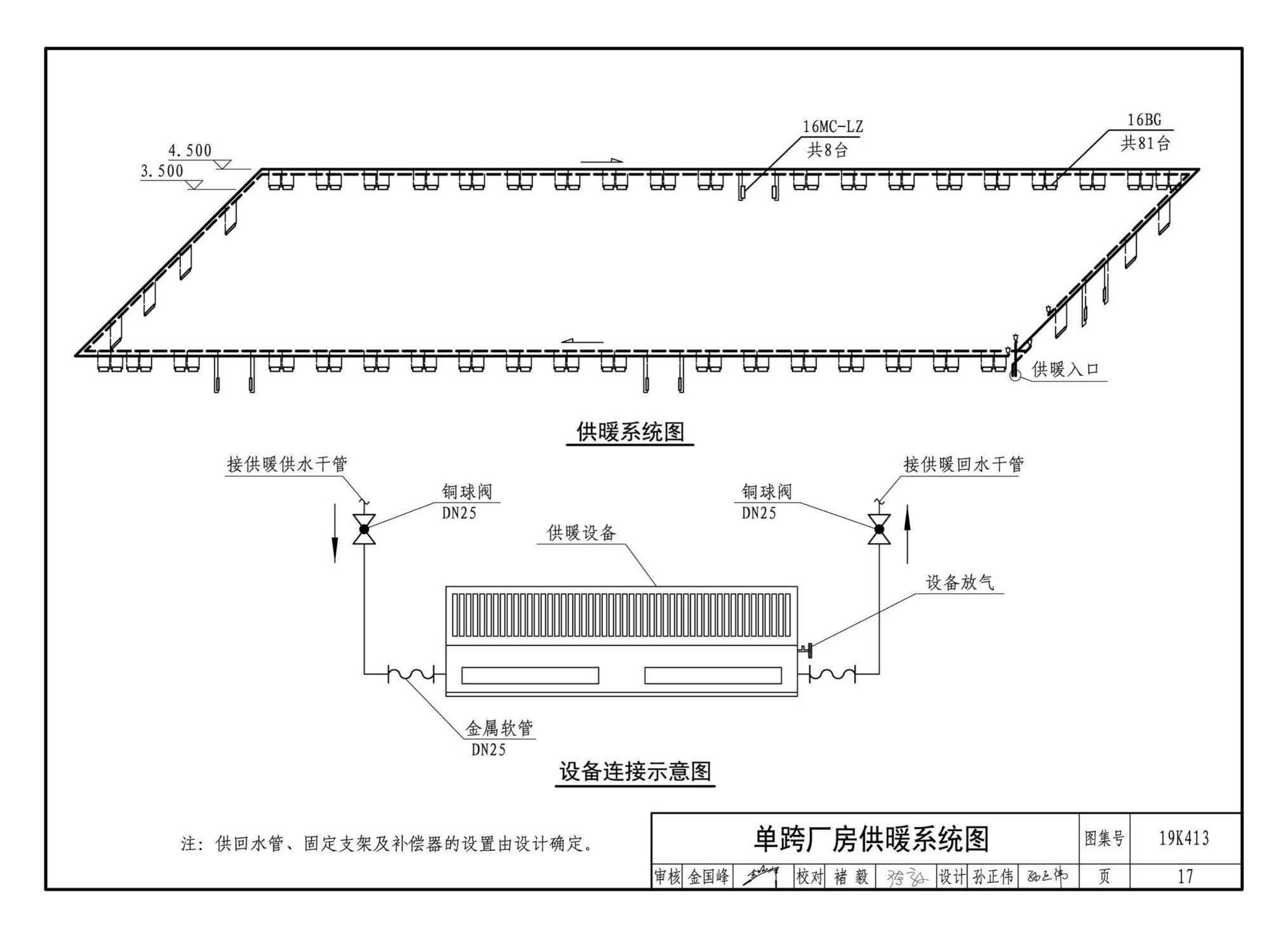 19K413--高大空间供暖（空调）设备选用与安装——侧向送风型