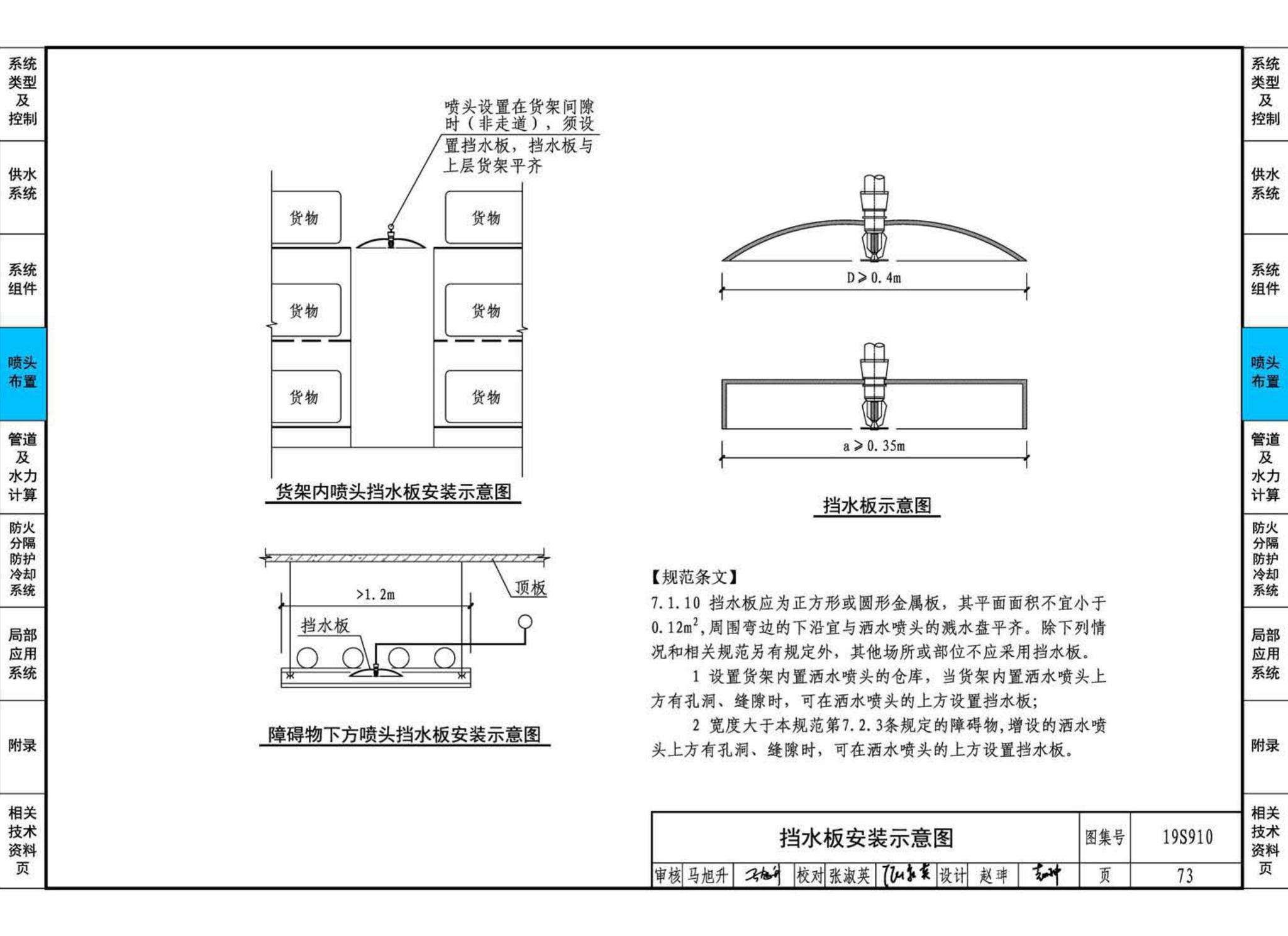 19S910--自动喷水灭火系统设计