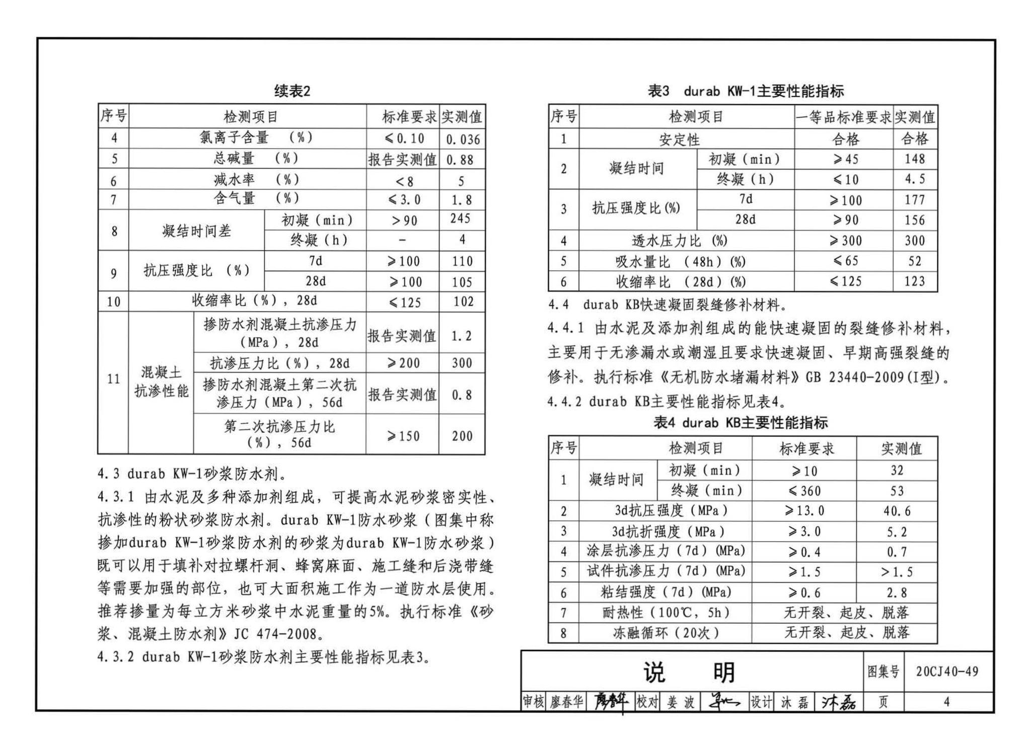 20CJ40-49--建筑防水系统构造（四十九）—durab®防水系统