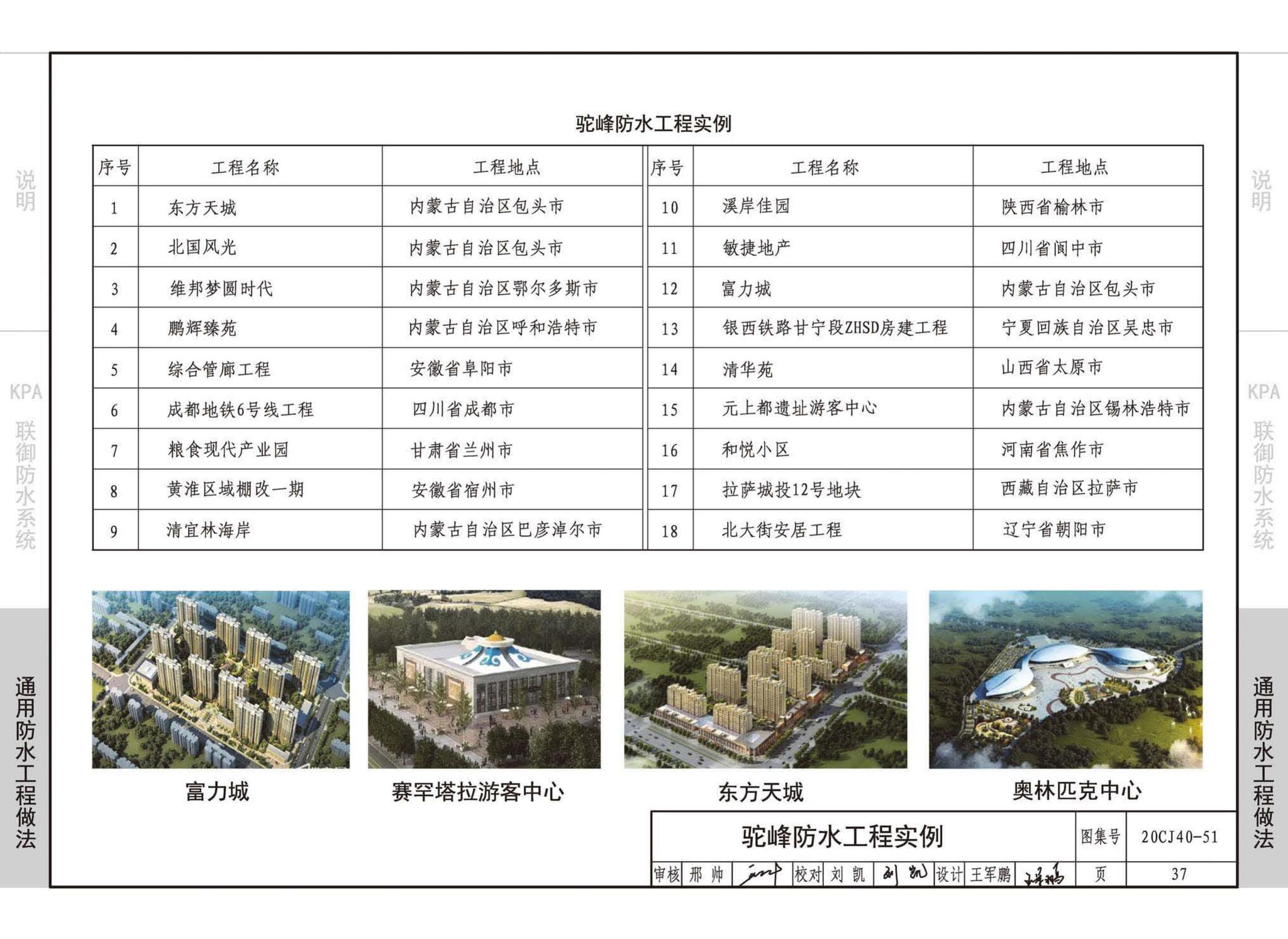 20CJ40-51--建筑防水系统构造（五十一）