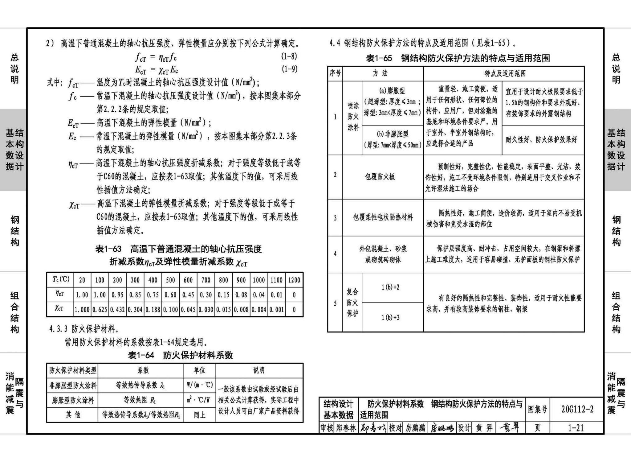 20G112-2--建筑结构设计常用数据（钢结构和组合结构）