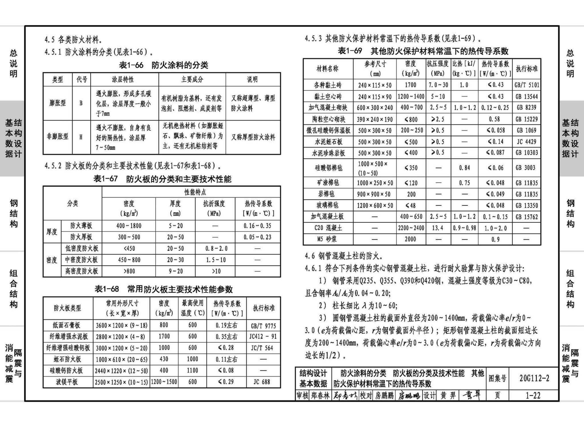 20G112-2--建筑结构设计常用数据（钢结构和组合结构）