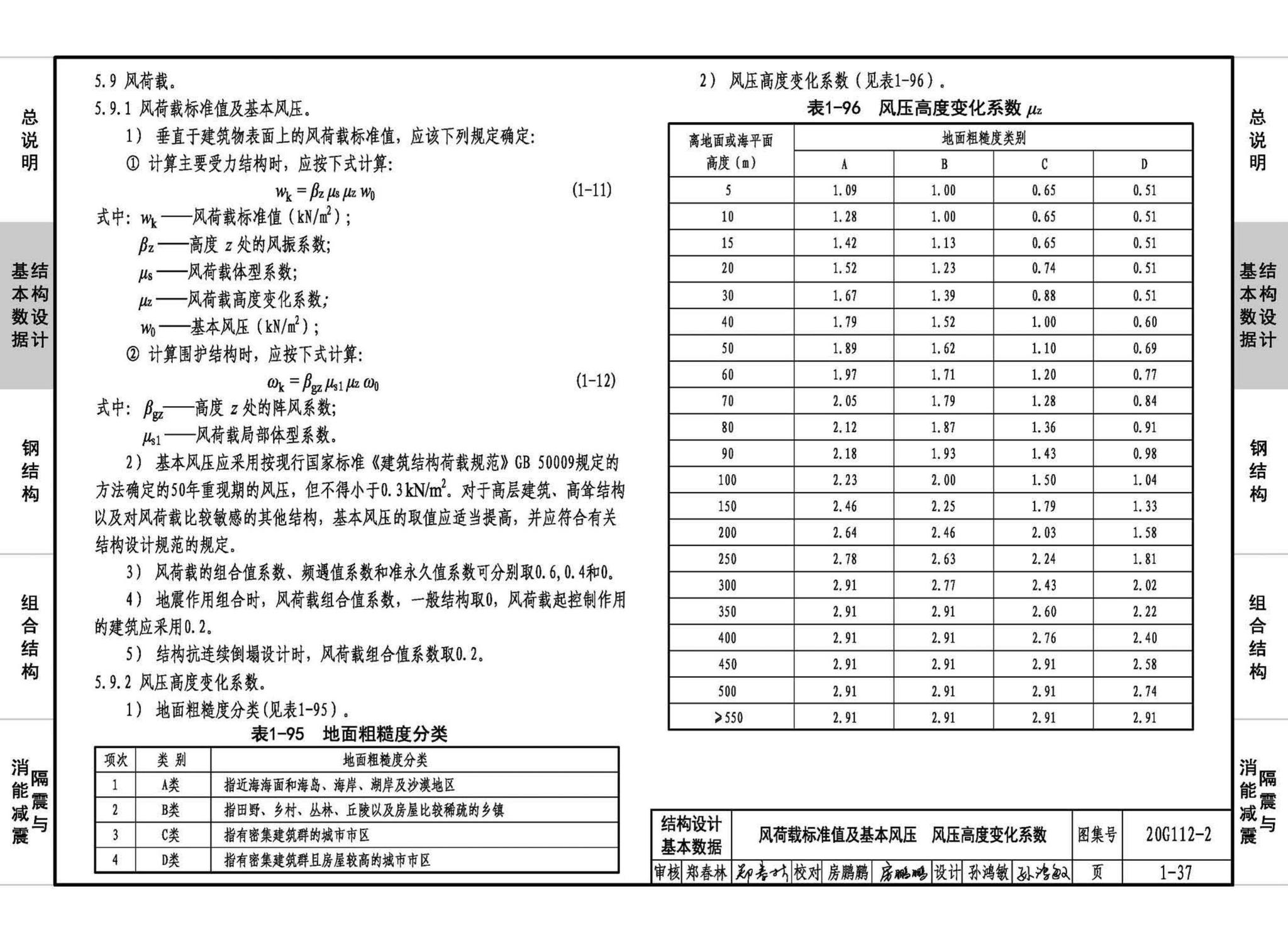 20G112-2--建筑结构设计常用数据（钢结构和组合结构）