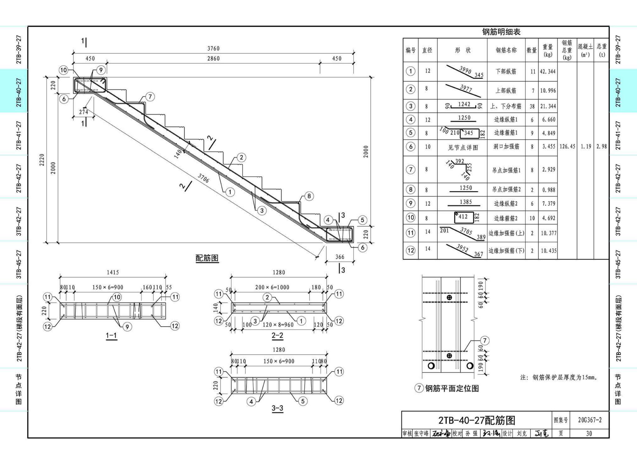 20G367-2--预制钢筋混凝土楼梯（公共建筑）