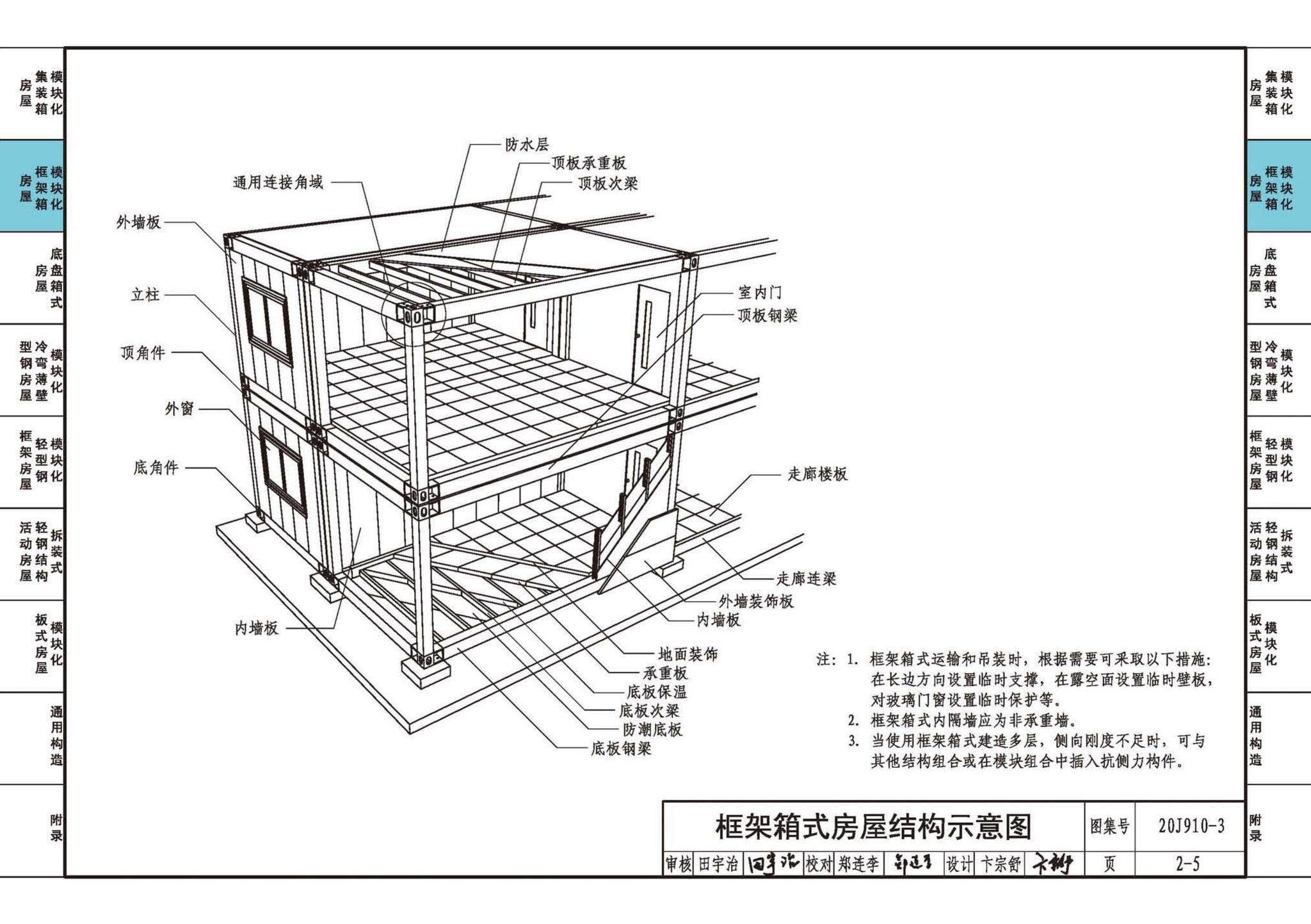 20J910-3--模块化钢结构房屋建筑构造