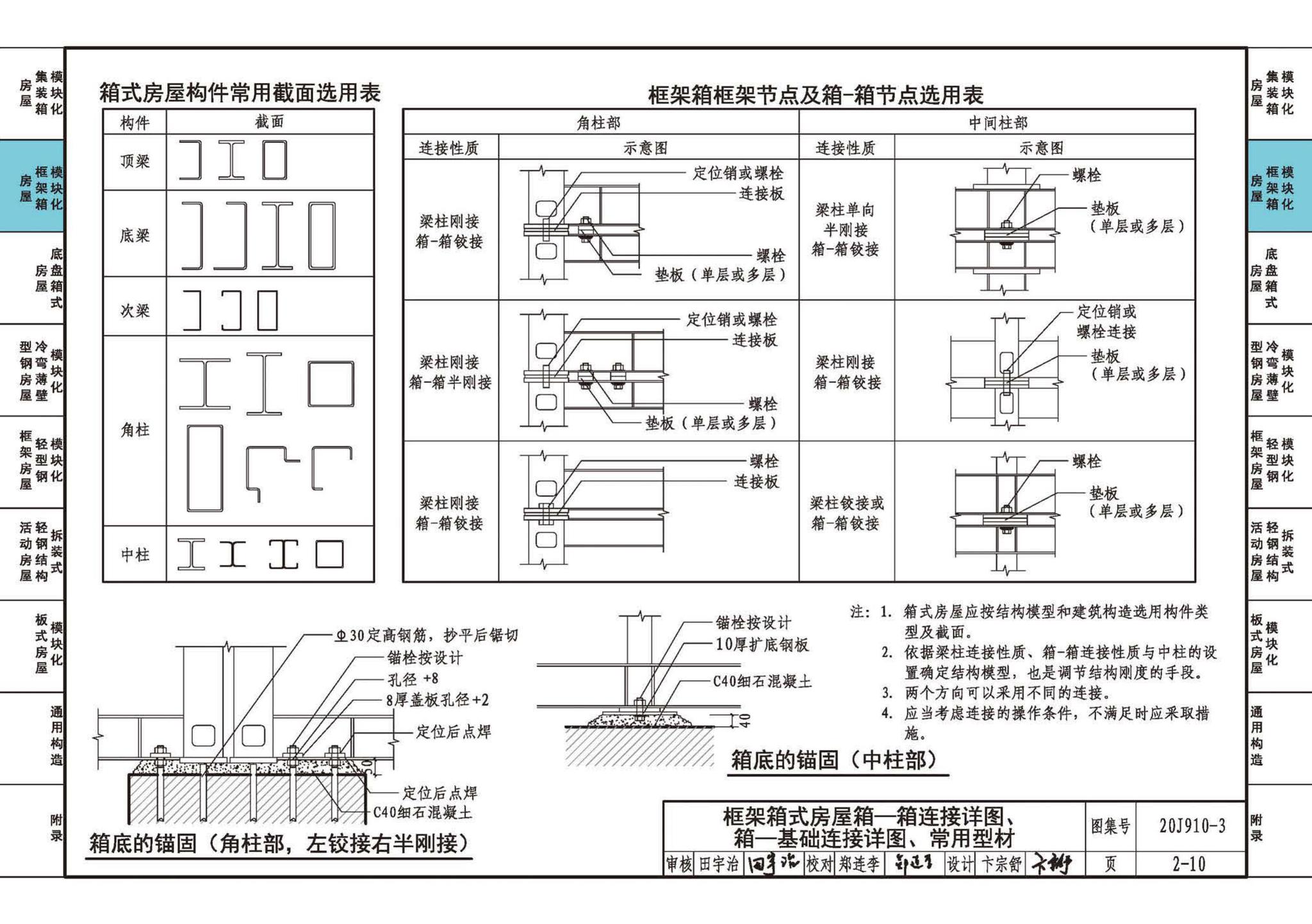 20J910-3--模块化钢结构房屋建筑构造