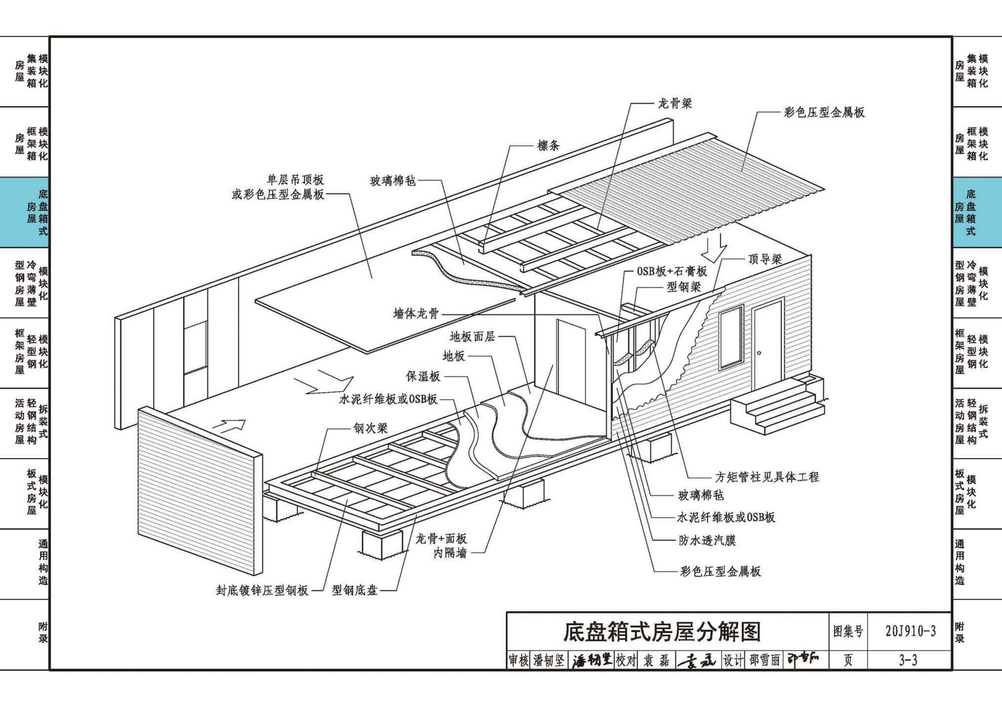 20J910-3--模块化钢结构房屋建筑构造