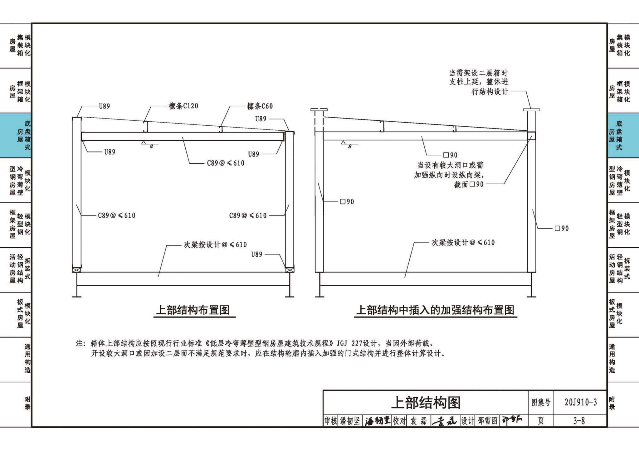 20J910-3--模块化钢结构房屋建筑构造