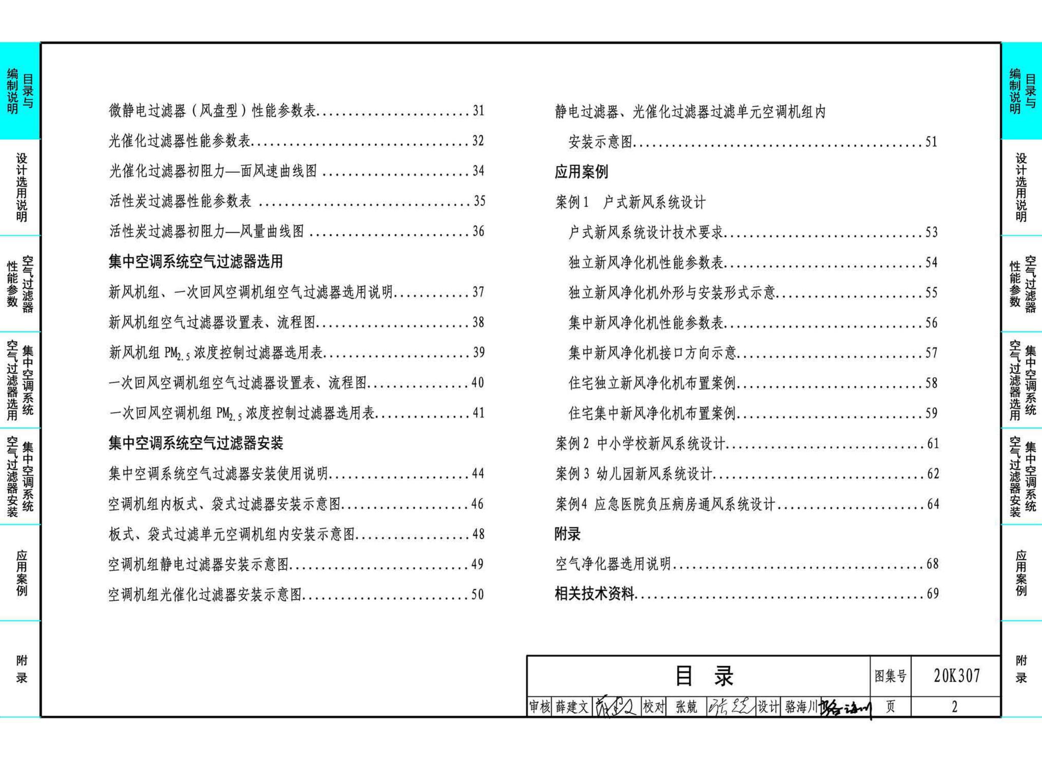 20K307--空气过滤器选用与安装