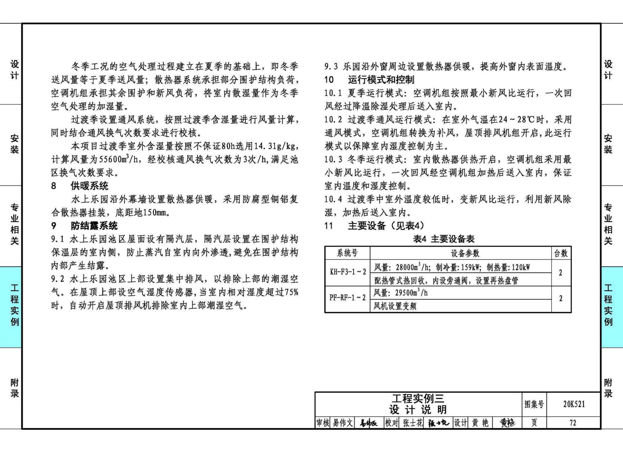 20K521--游泳场馆暖通空调设计与安装