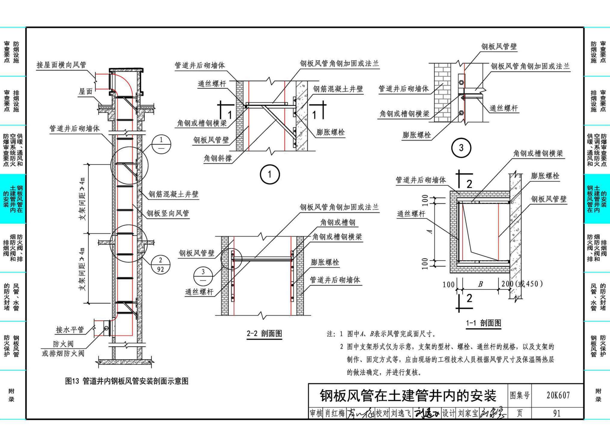 20K607--防排烟及暖通防火设计审查与安装