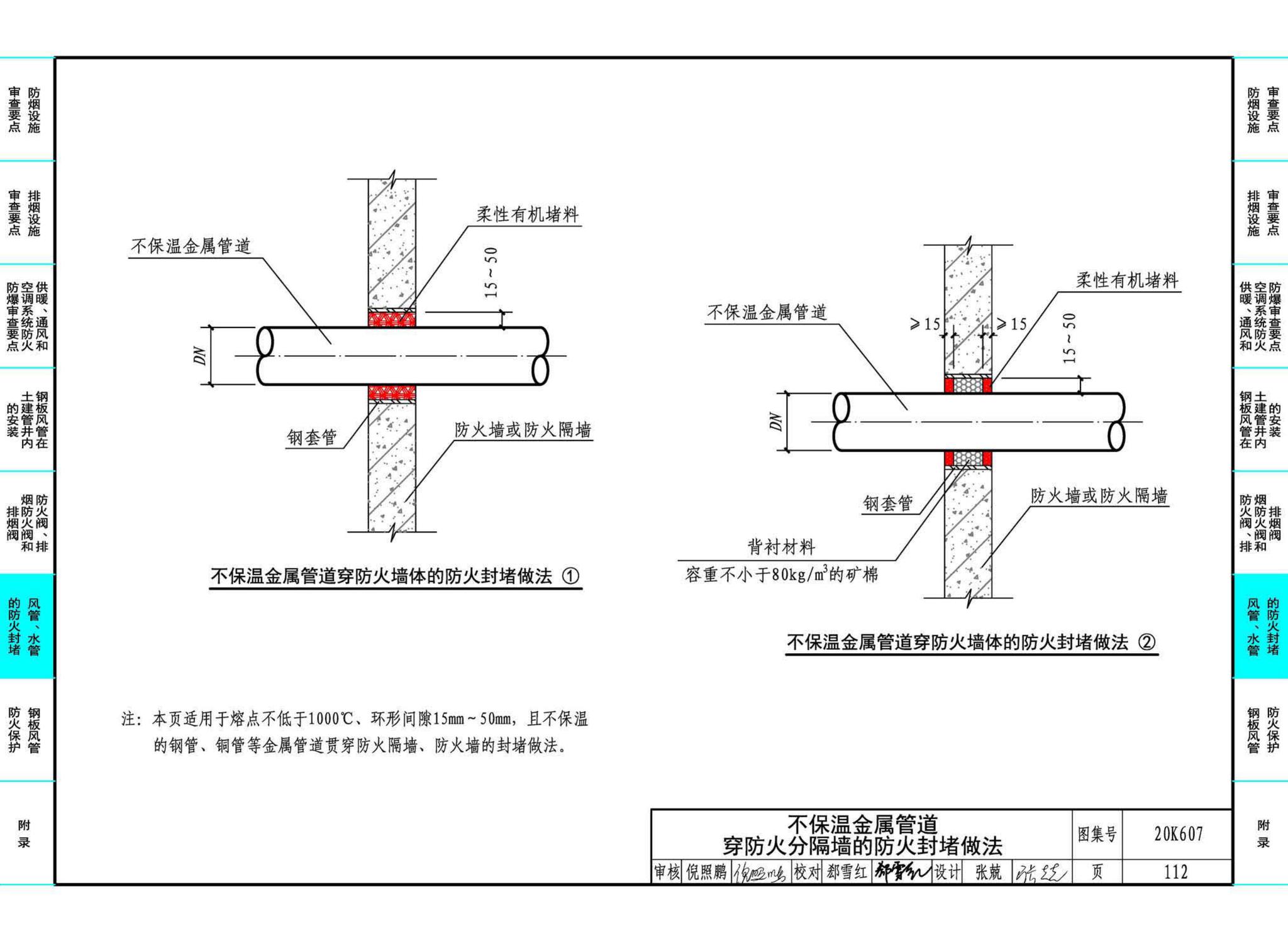 20K607--防排烟及暖通防火设计审查与安装