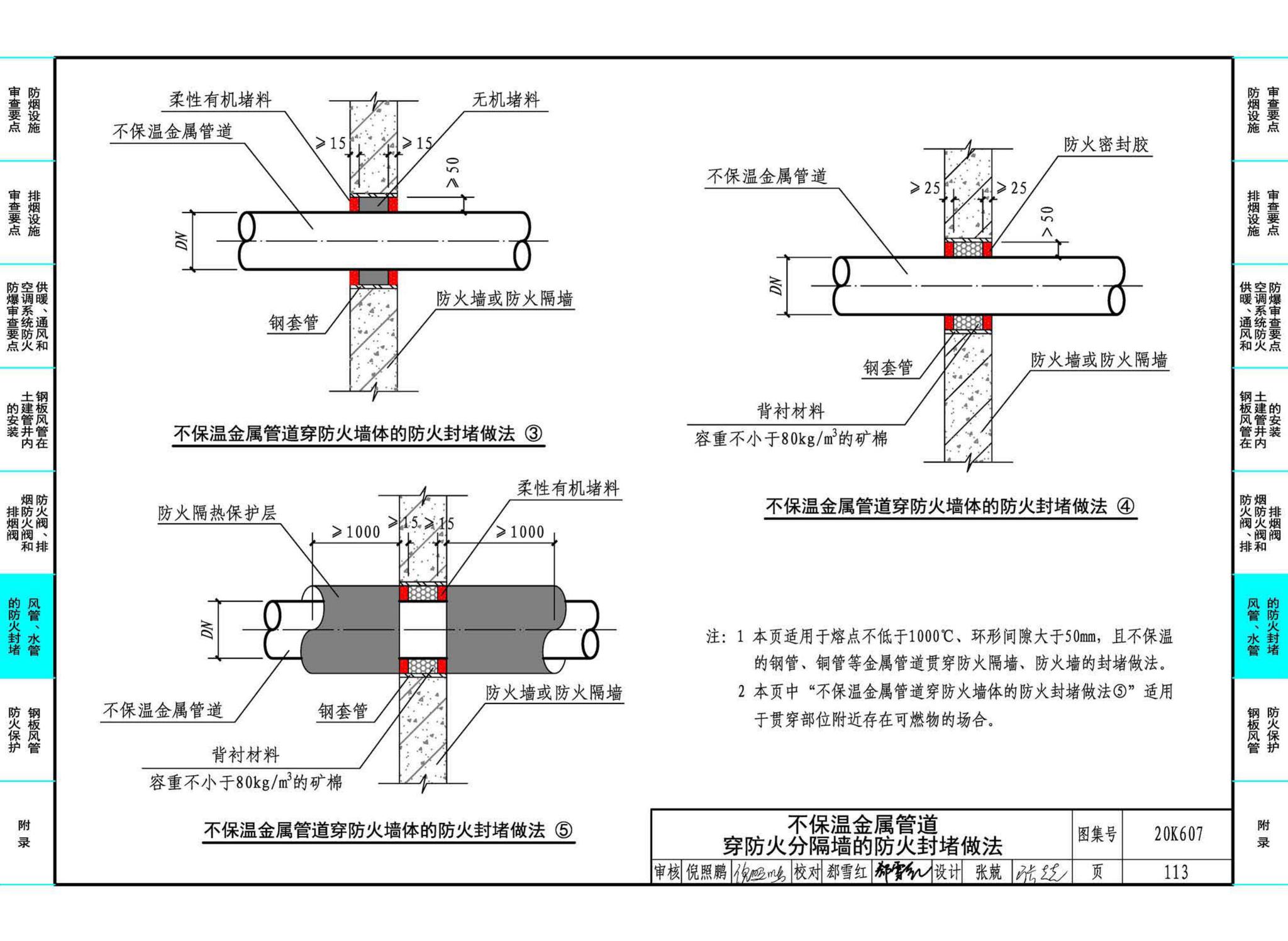 20K607--防排烟及暖通防火设计审查与安装