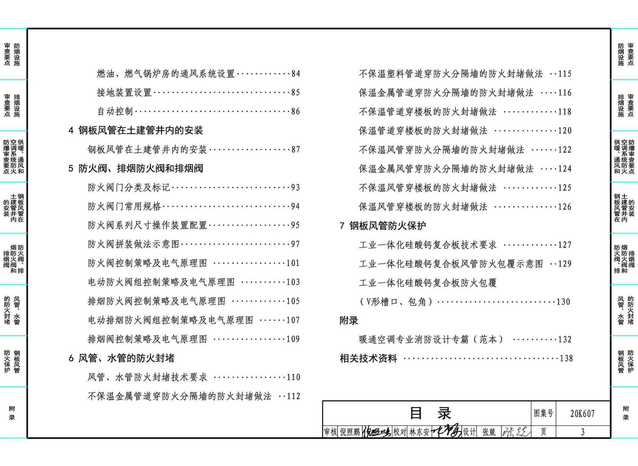 20K607--防排烟及暖通防火设计审查与安装