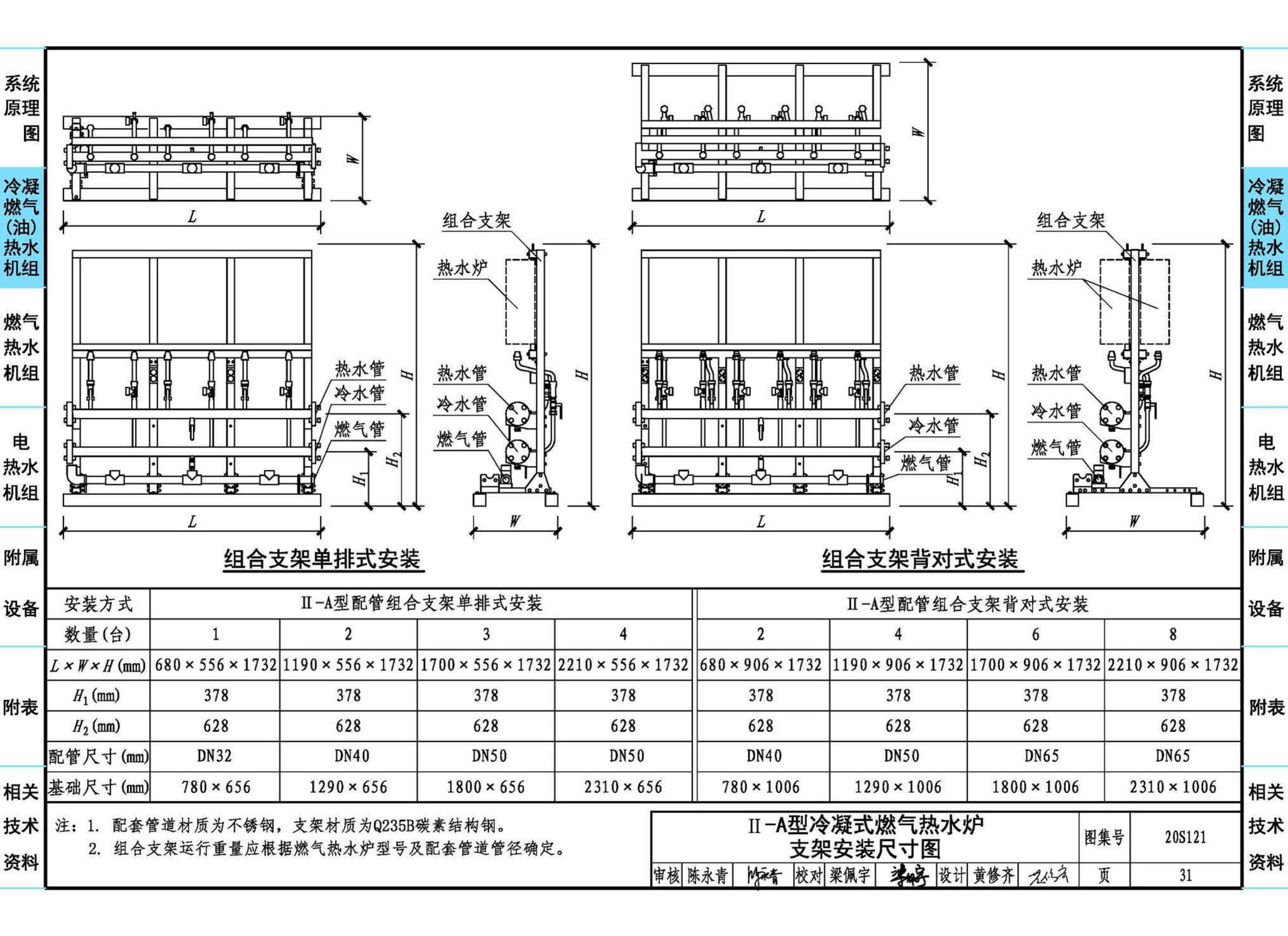 20S121--生活热水加热机组(热水机组选用与安装)