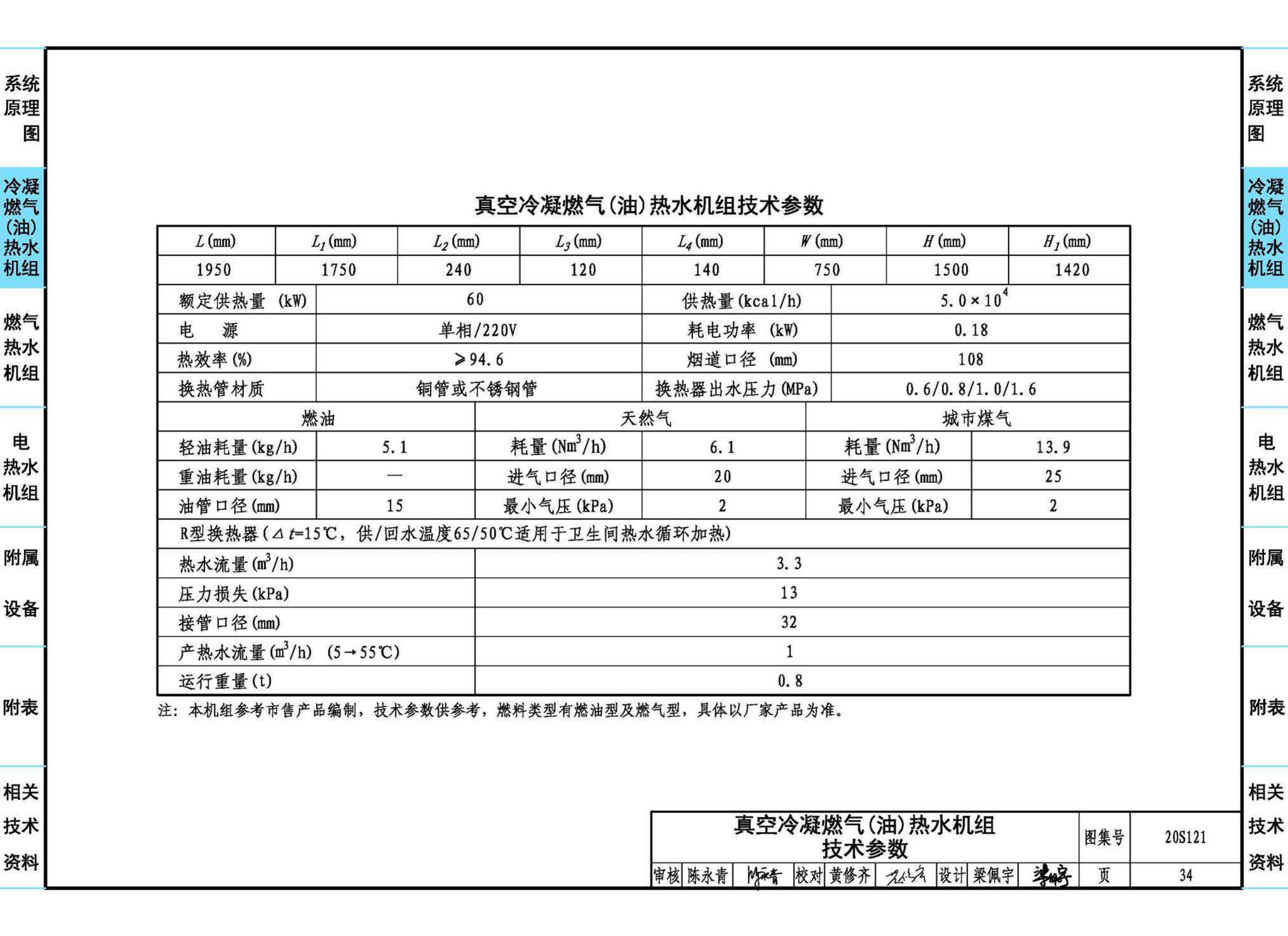 20S121--生活热水加热机组(热水机组选用与安装)