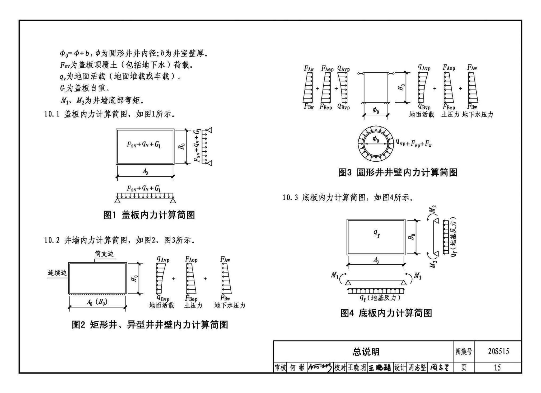 20S515--钢筋混凝土及砖砌排水检查井