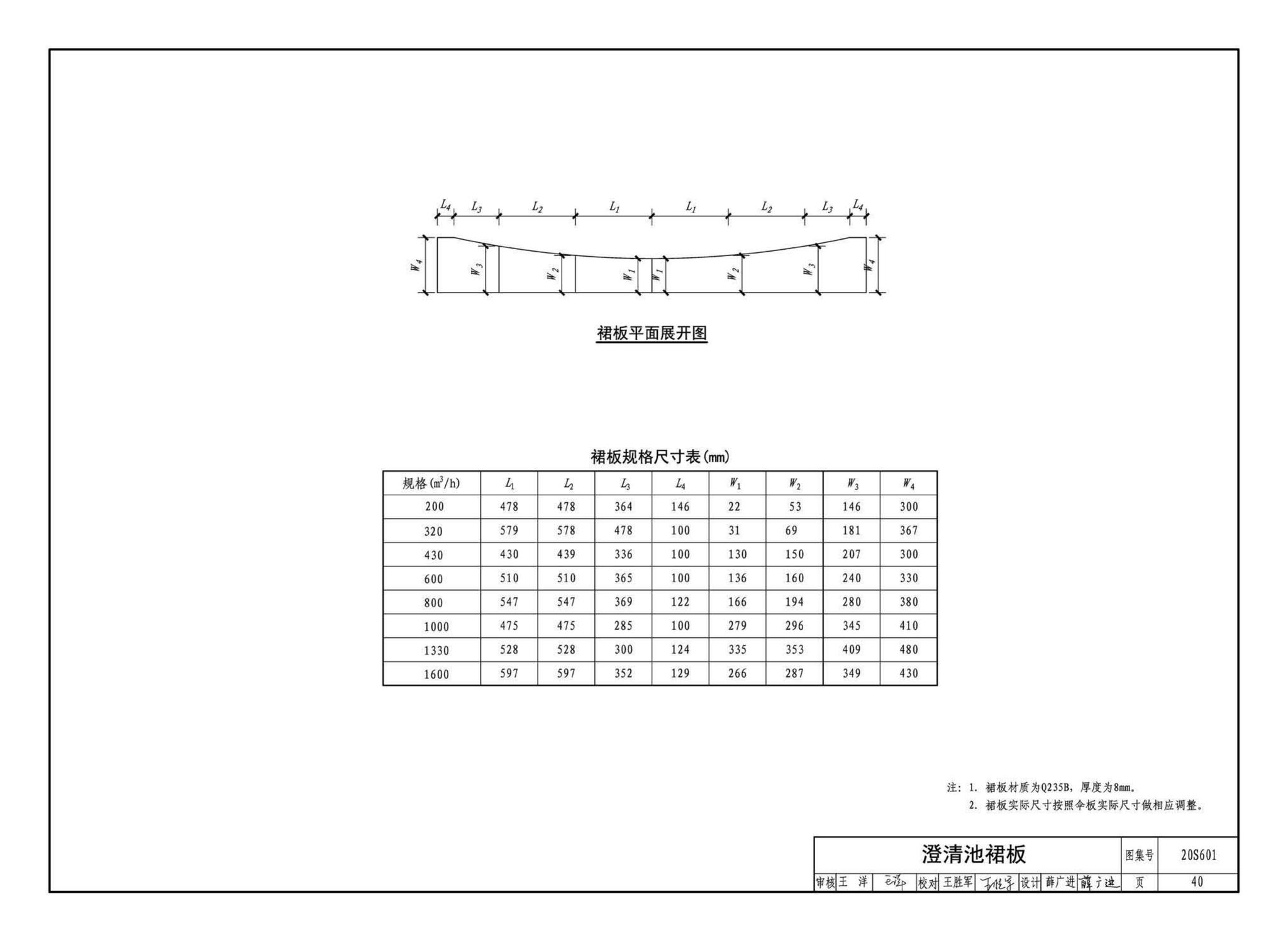 20S601--机械搅拌澄清池一一工艺设计