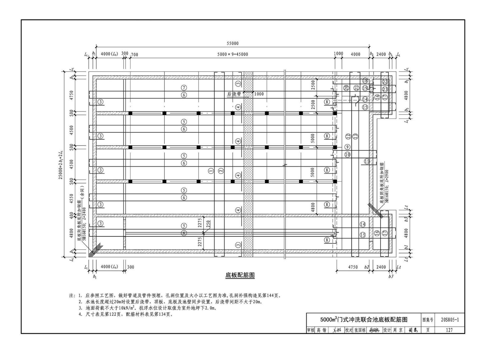 20S805-1--雨水调蓄设施——钢筋混凝土雨水调蓄池