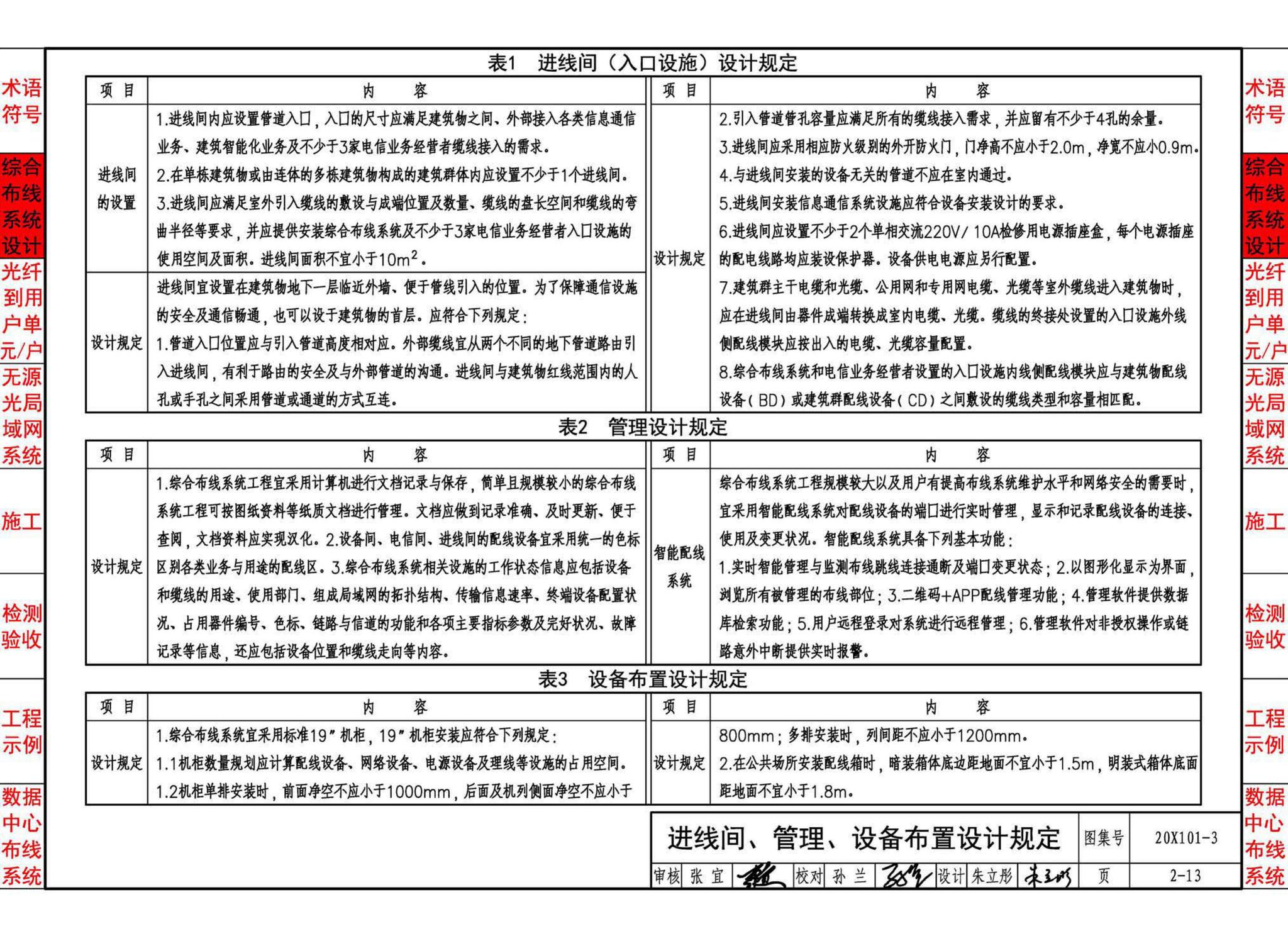 20X101-3--综合布线系统工程设计与施工