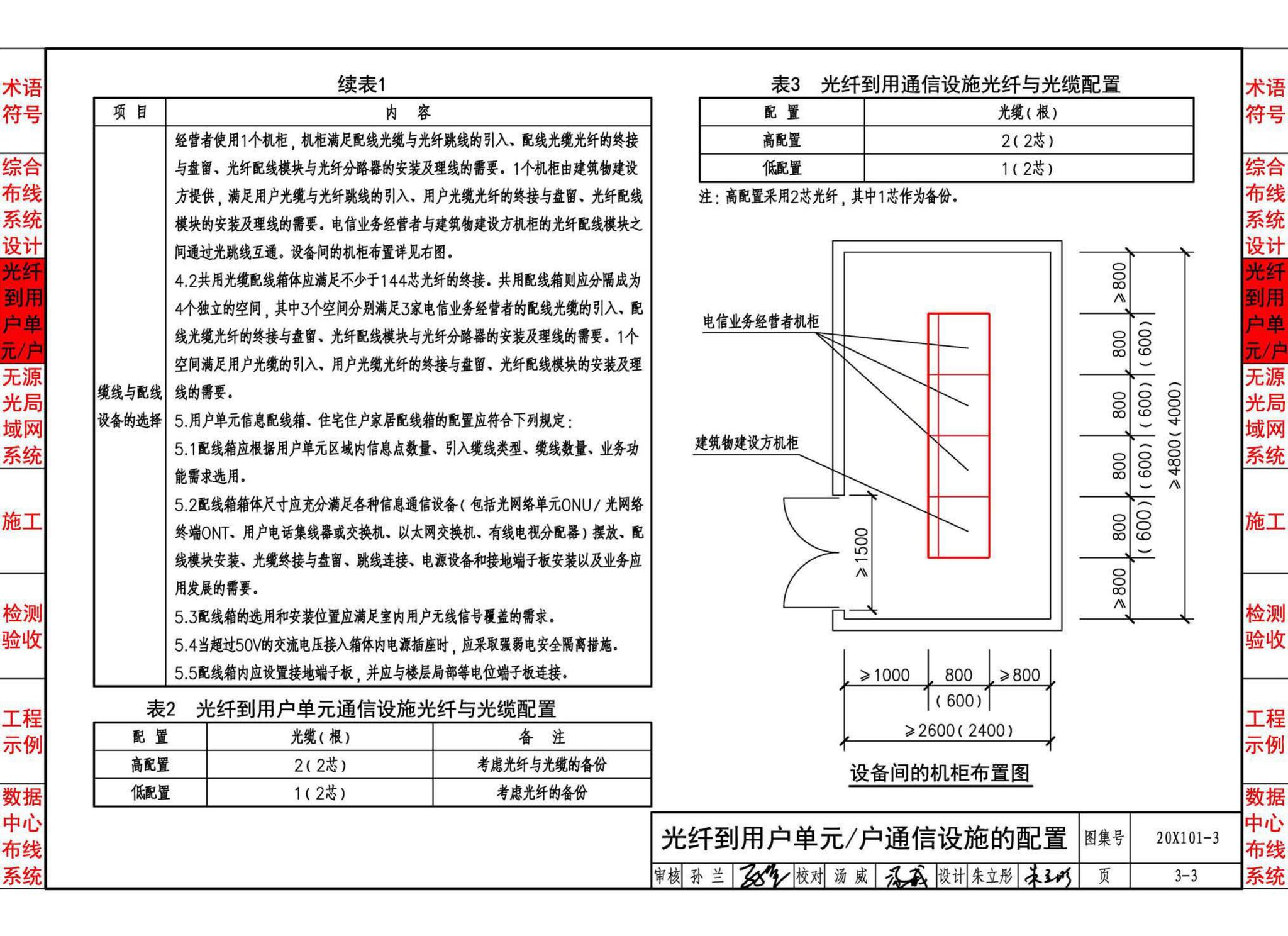 20X101-3--综合布线系统工程设计与施工