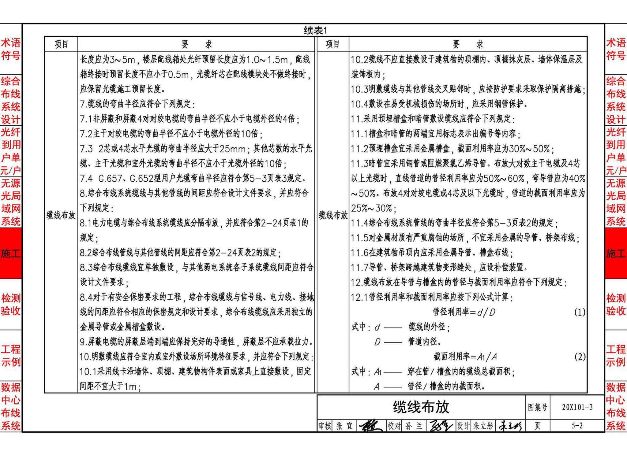 20X101-3--综合布线系统工程设计与施工