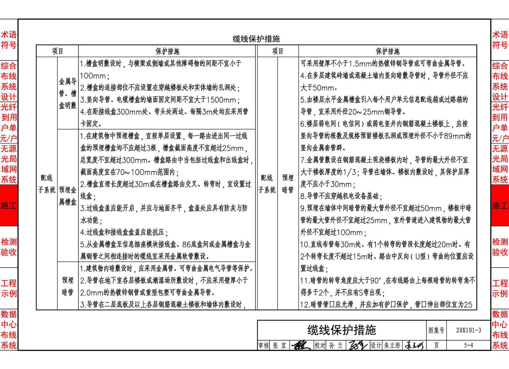 20X101-3--综合布线系统工程设计与施工