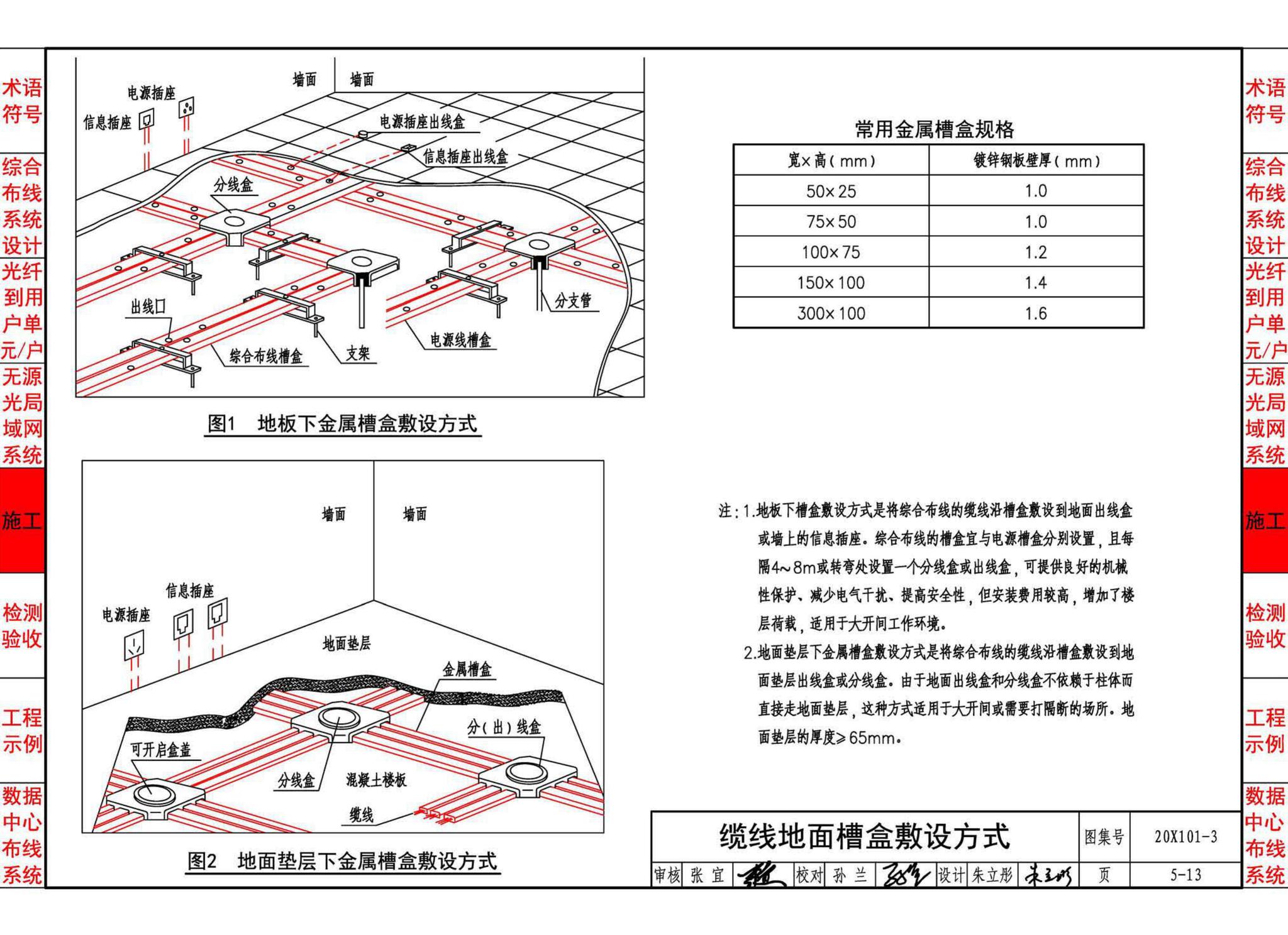 20X101-3--综合布线系统工程设计与施工