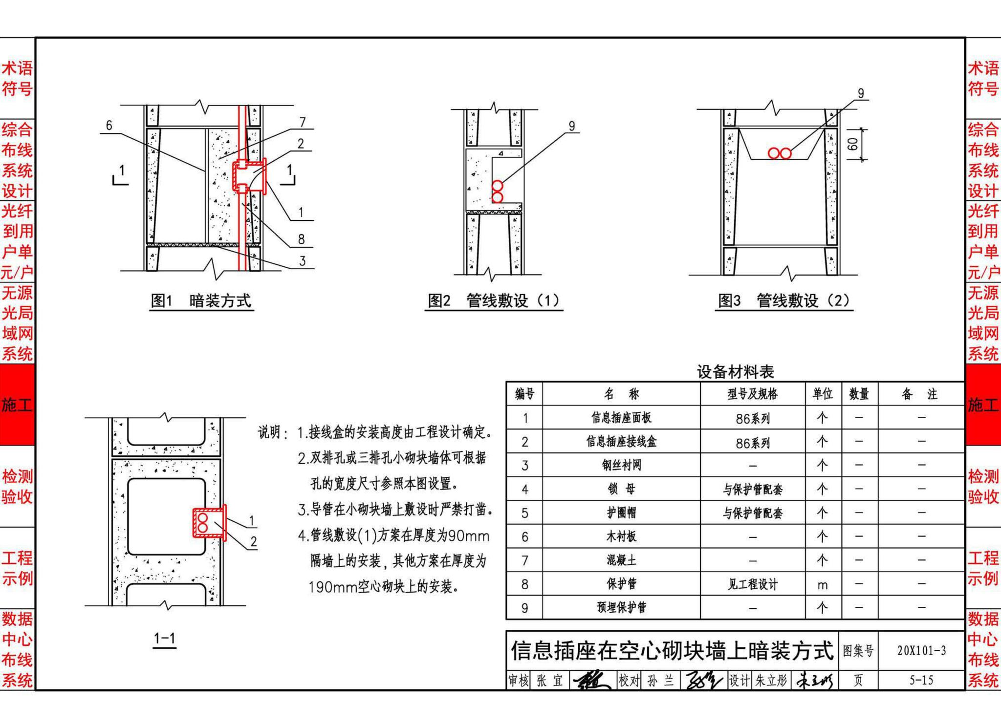 20X101-3--综合布线系统工程设计与施工