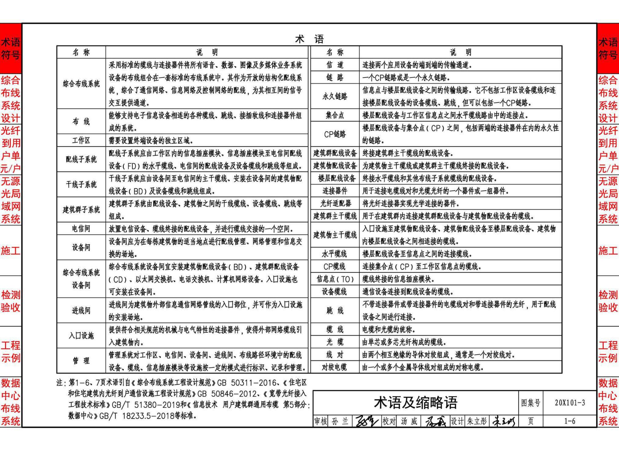 20X101-3--综合布线系统工程设计与施工