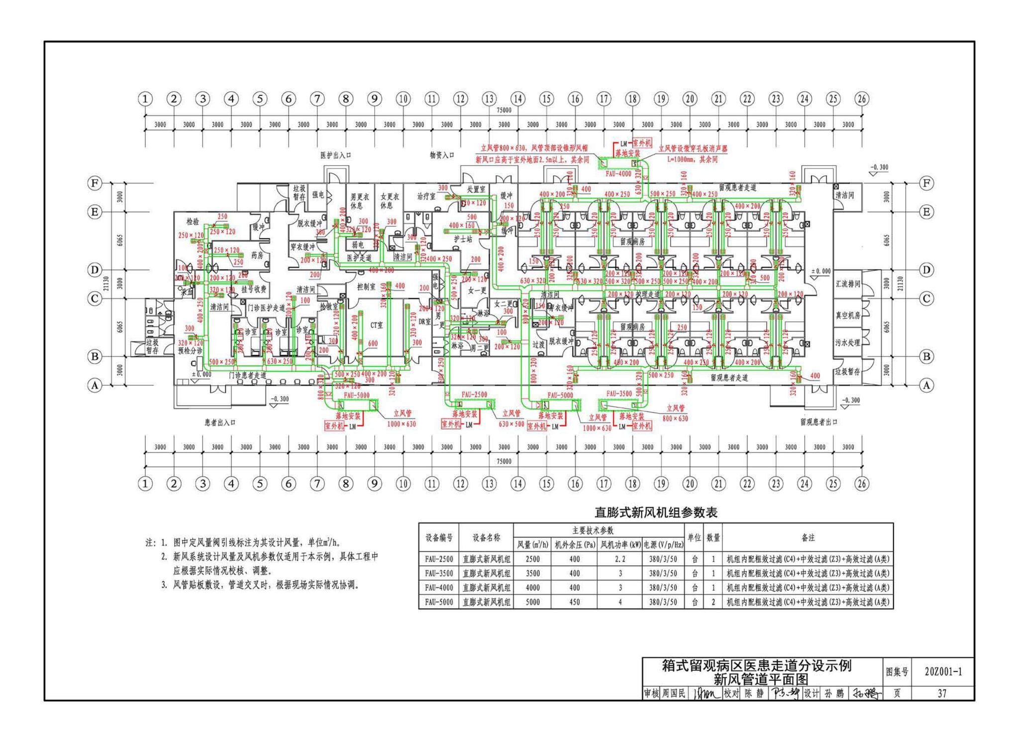 20Z001-1--应急发热门诊设计示例（一）