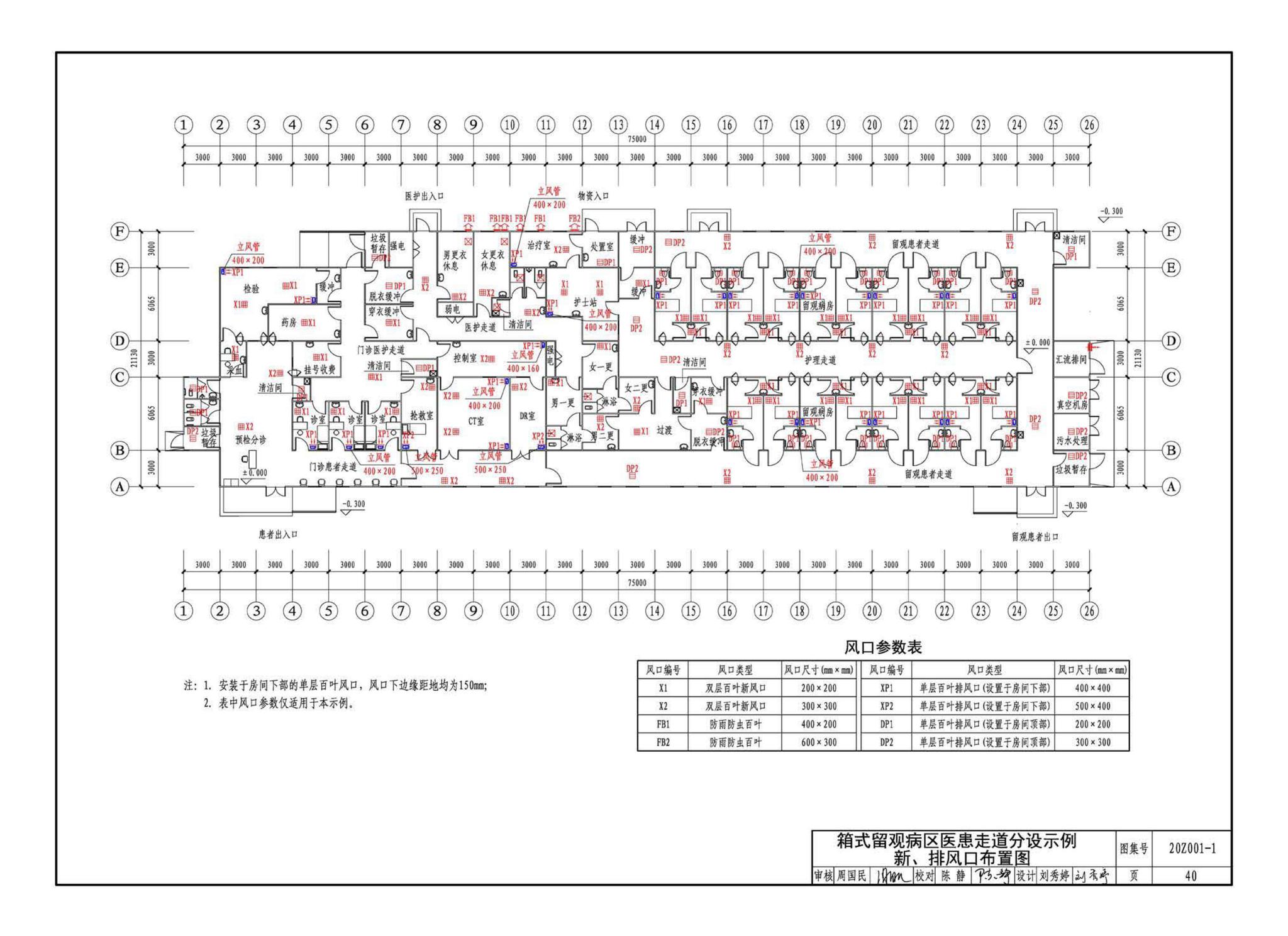 20Z001-1--应急发热门诊设计示例（一）