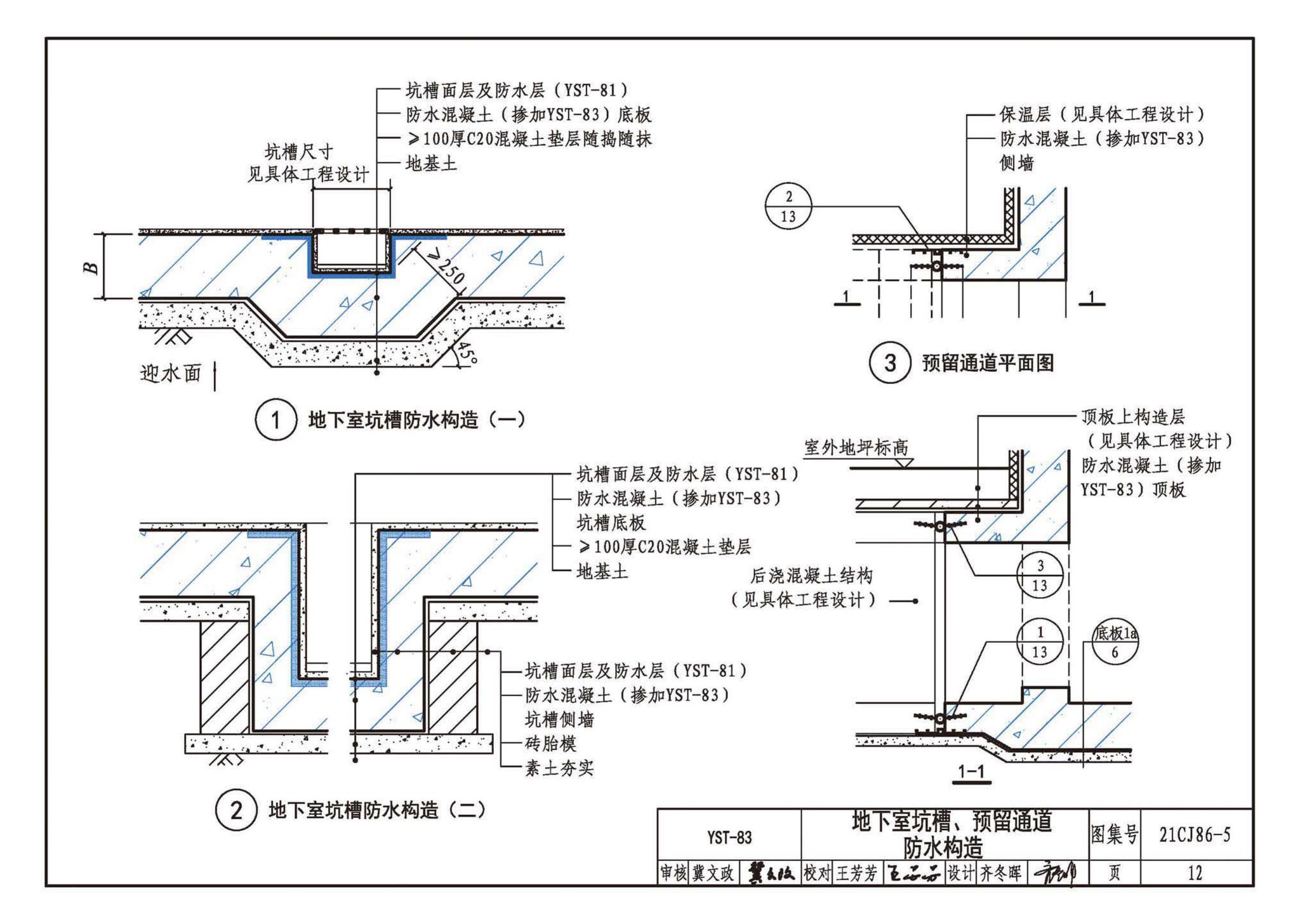 21CJ86-5--抑渗特建筑防水系统构造