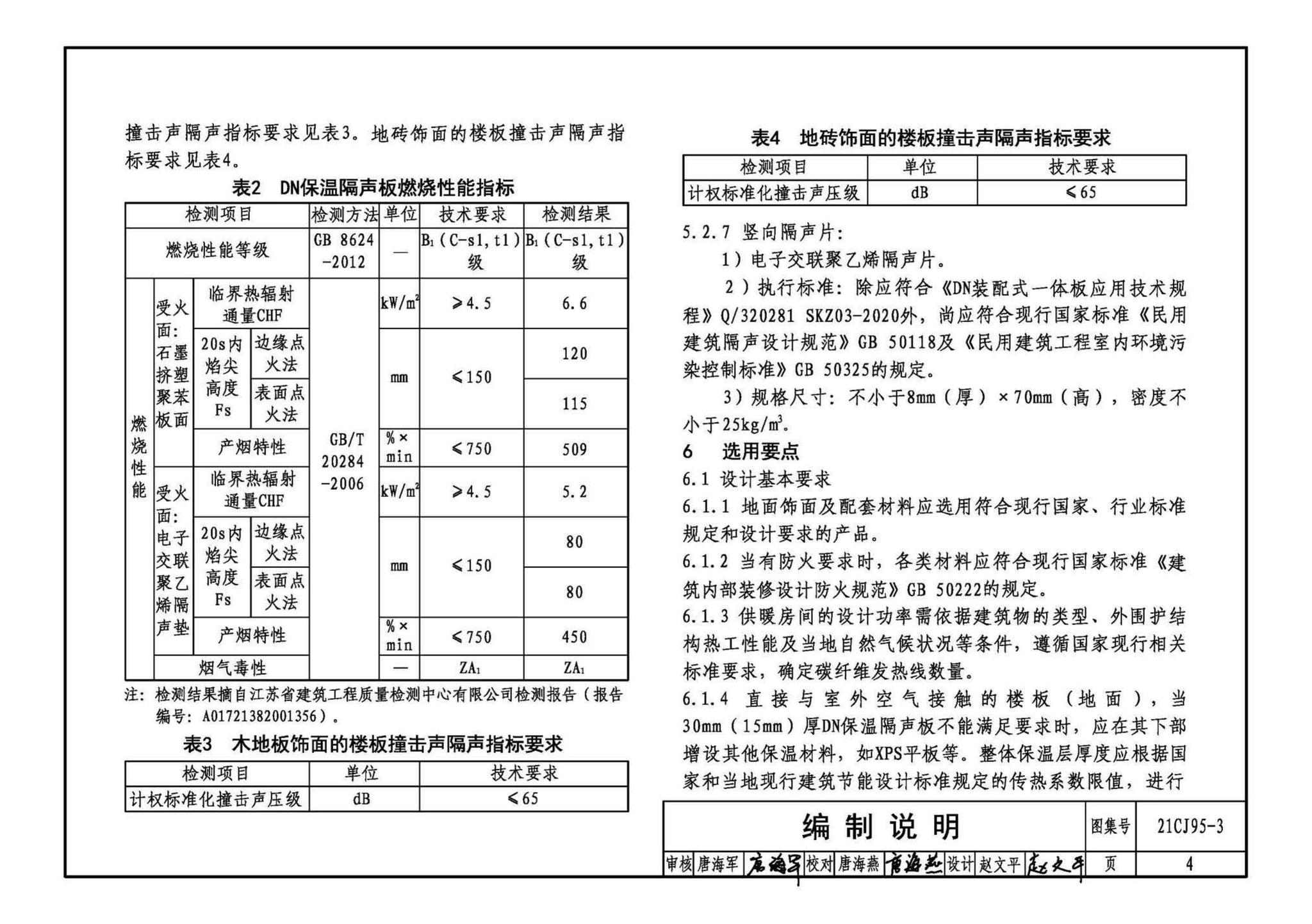 21CJ95-3--装配式保温楼地面建筑构造——DN保温隔声地暖系统