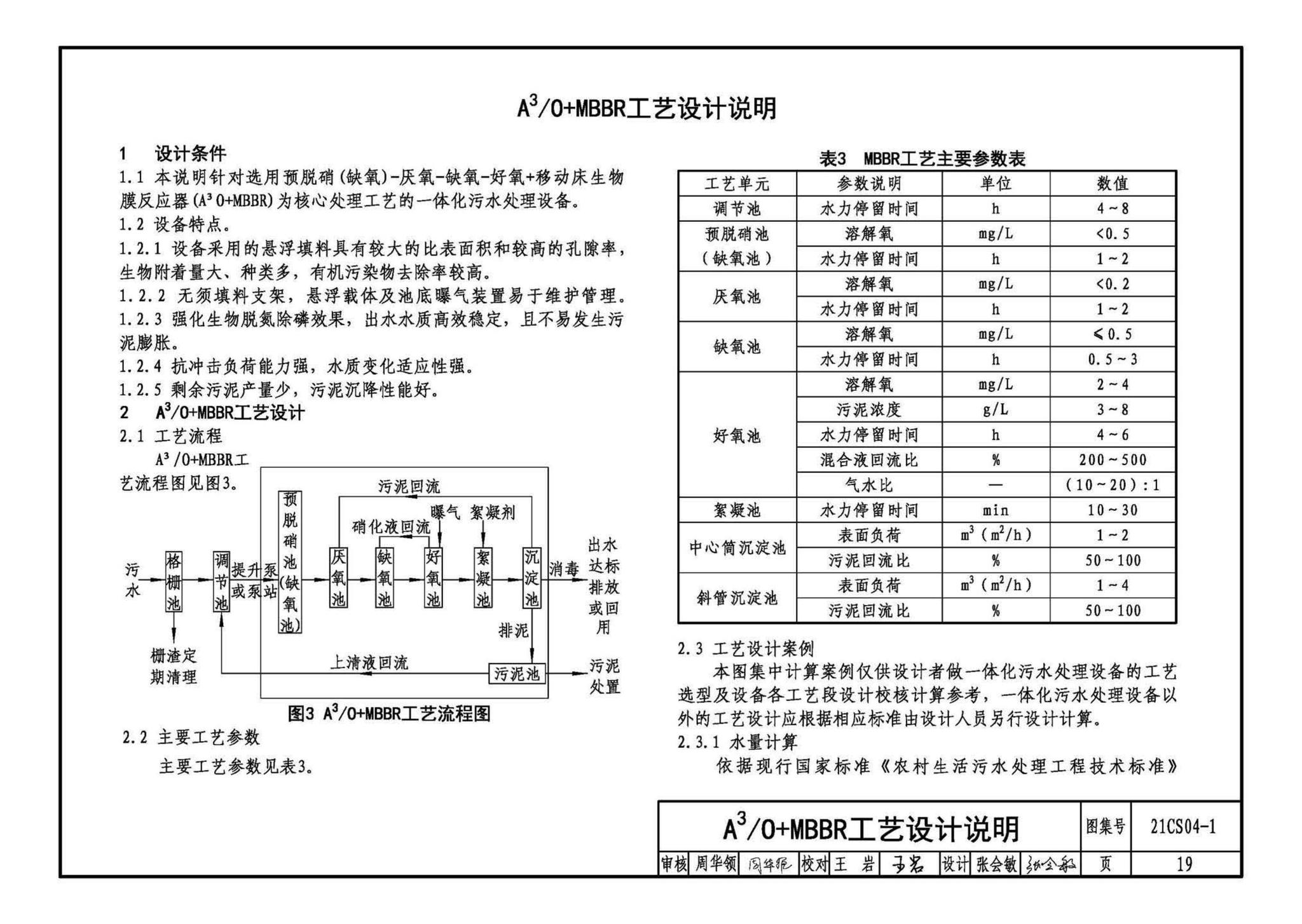 21CS04-1--一体化污水处理设备选用与安装（一）